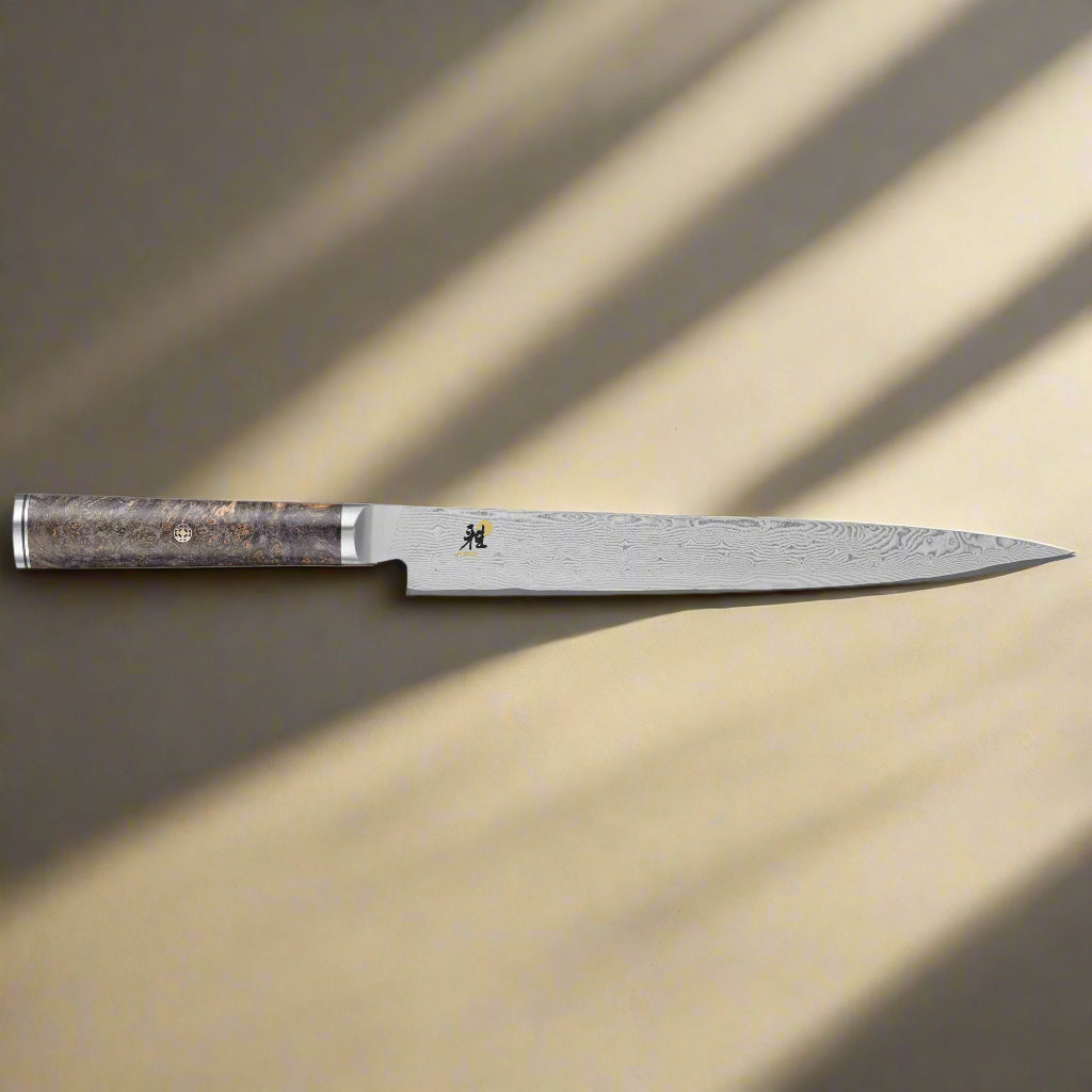 MIYABI 5000 MCD 67 9.5 inch Sujihiki, Brown