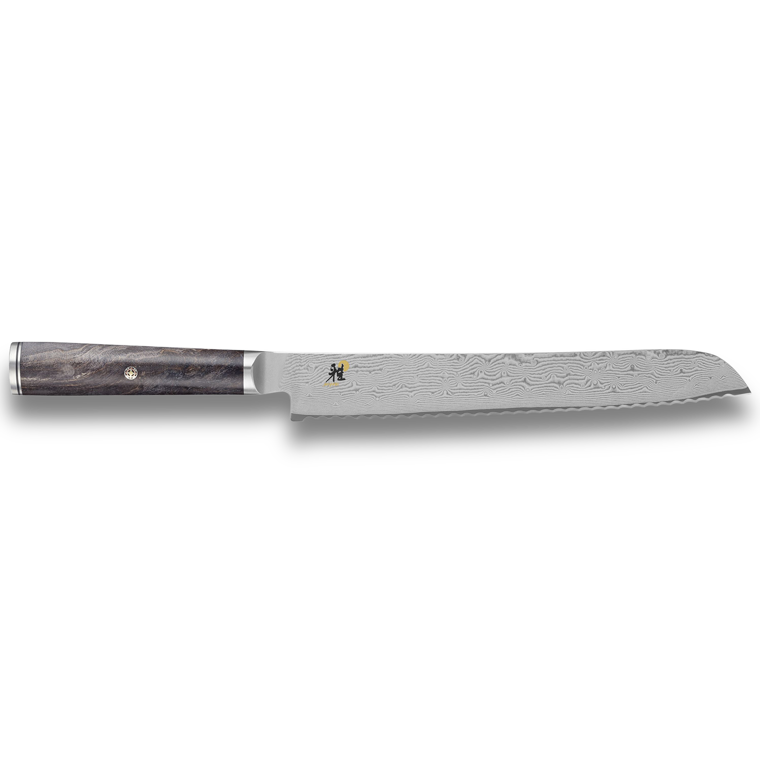 MIYABI 5000 MCD 67 9.5 inch Bread Knife, Brown