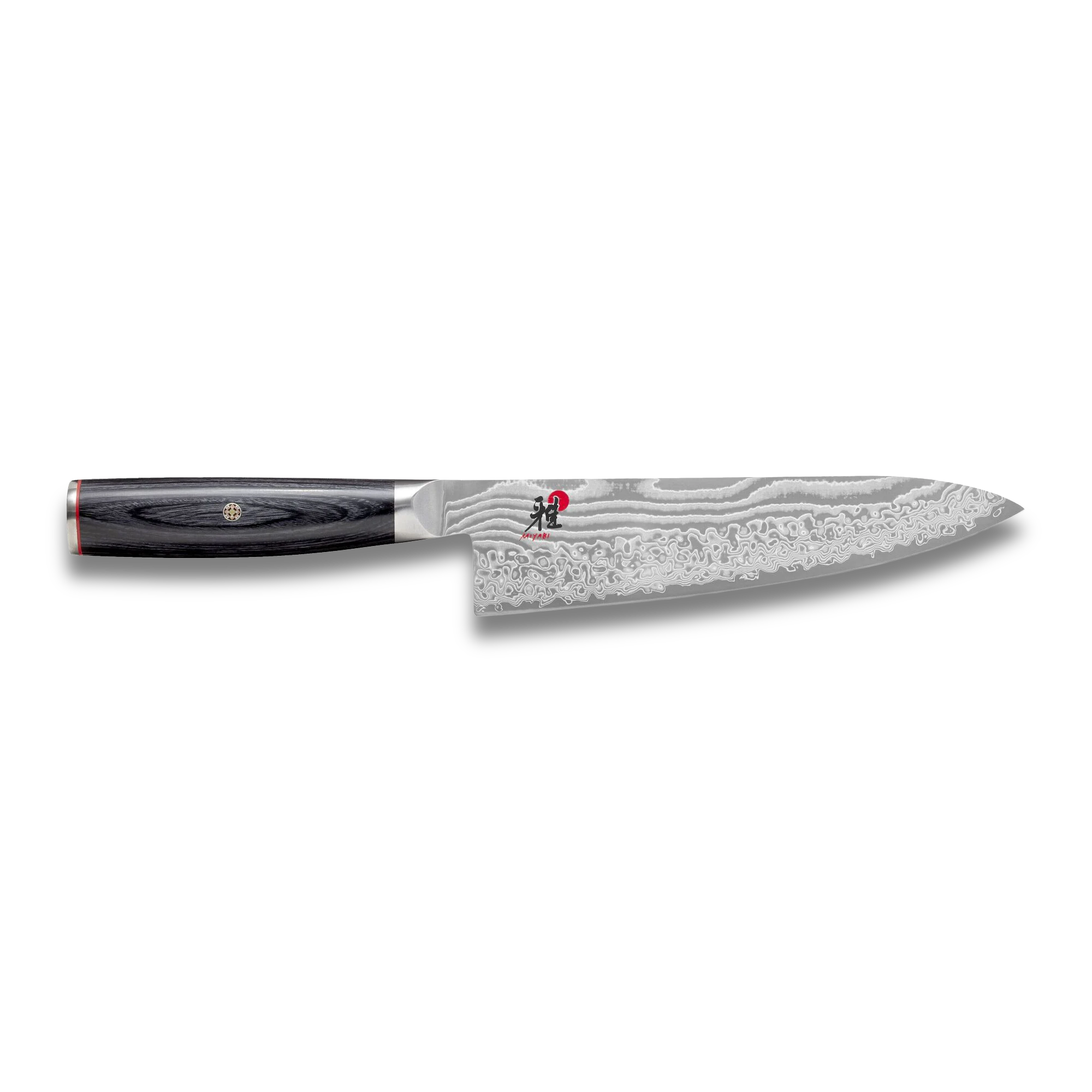 Miyabi Kaizen II 5000FCD 8″ Gyutoh – Ice‑Hardened FC61 Steel, Damascus Blade, Pakkawood Handle