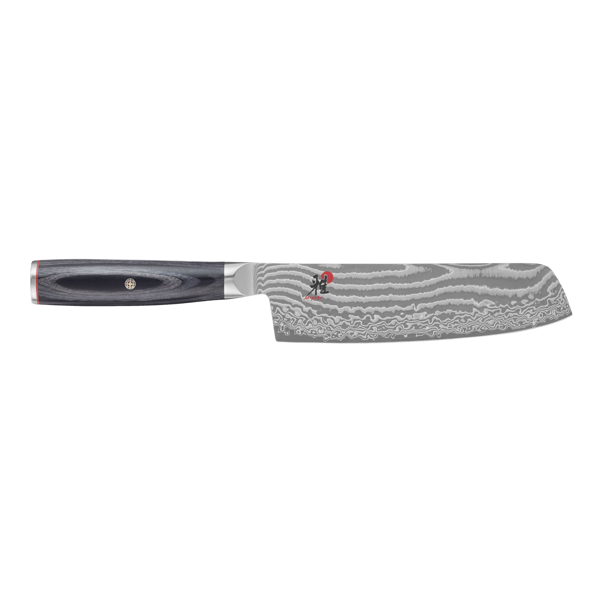Miyabi Kaizen II 5000FCD 6.5″ Nakiri – FC61 Core, 48‑Layer Damascus, D‑Shape Pakkawood Handle