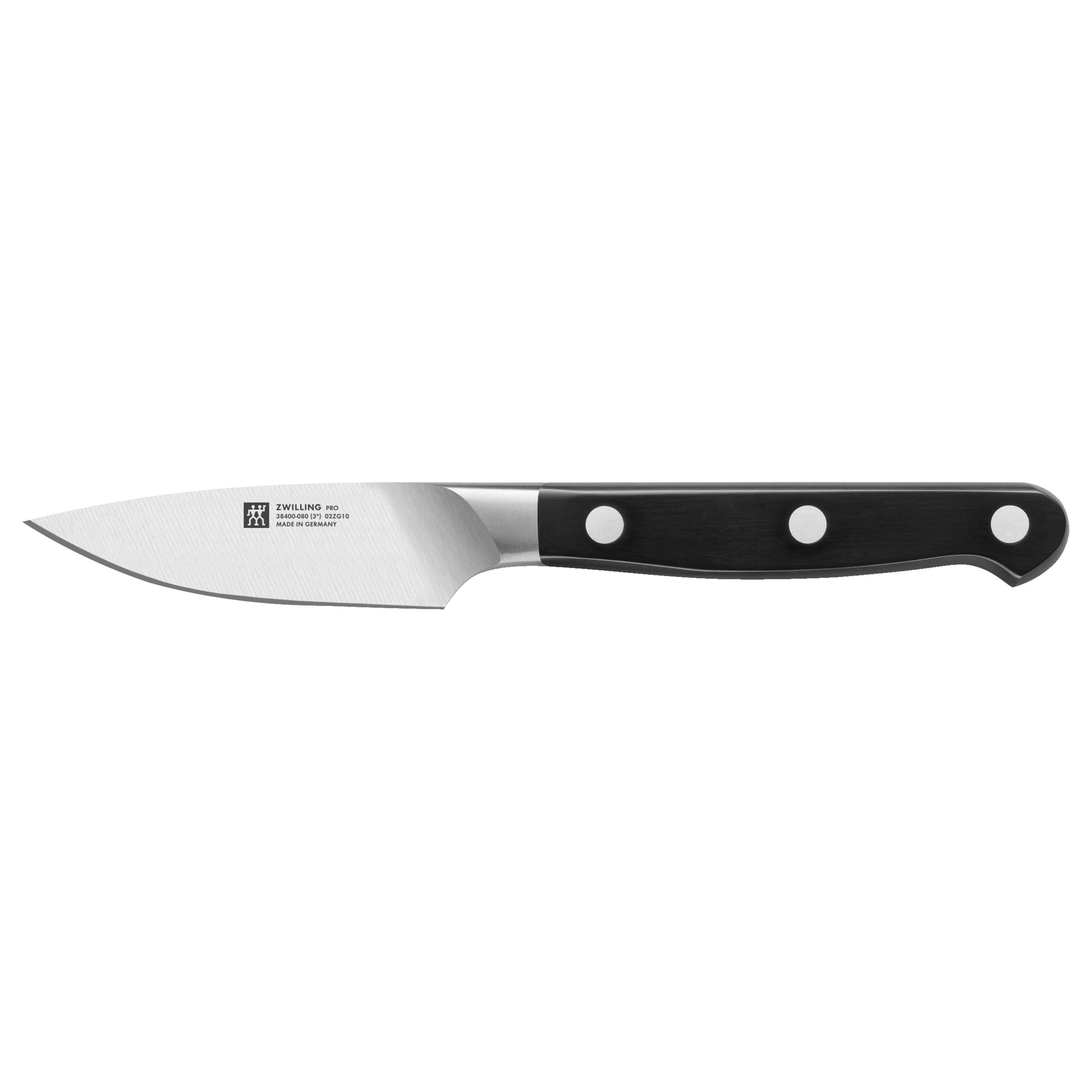 ZWILLING Pro 12 Piece Knife Block Set paring knife with ergonomic handle