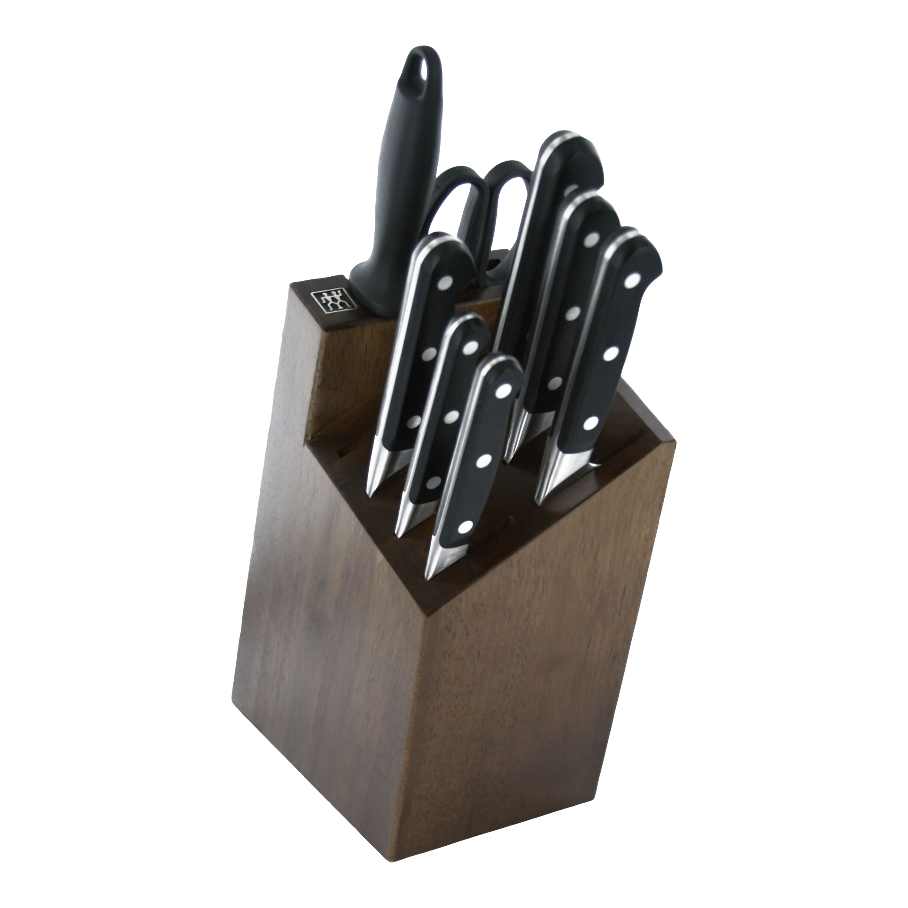 ZWILLING Pro 9 Piece Knife Block Set, Black
