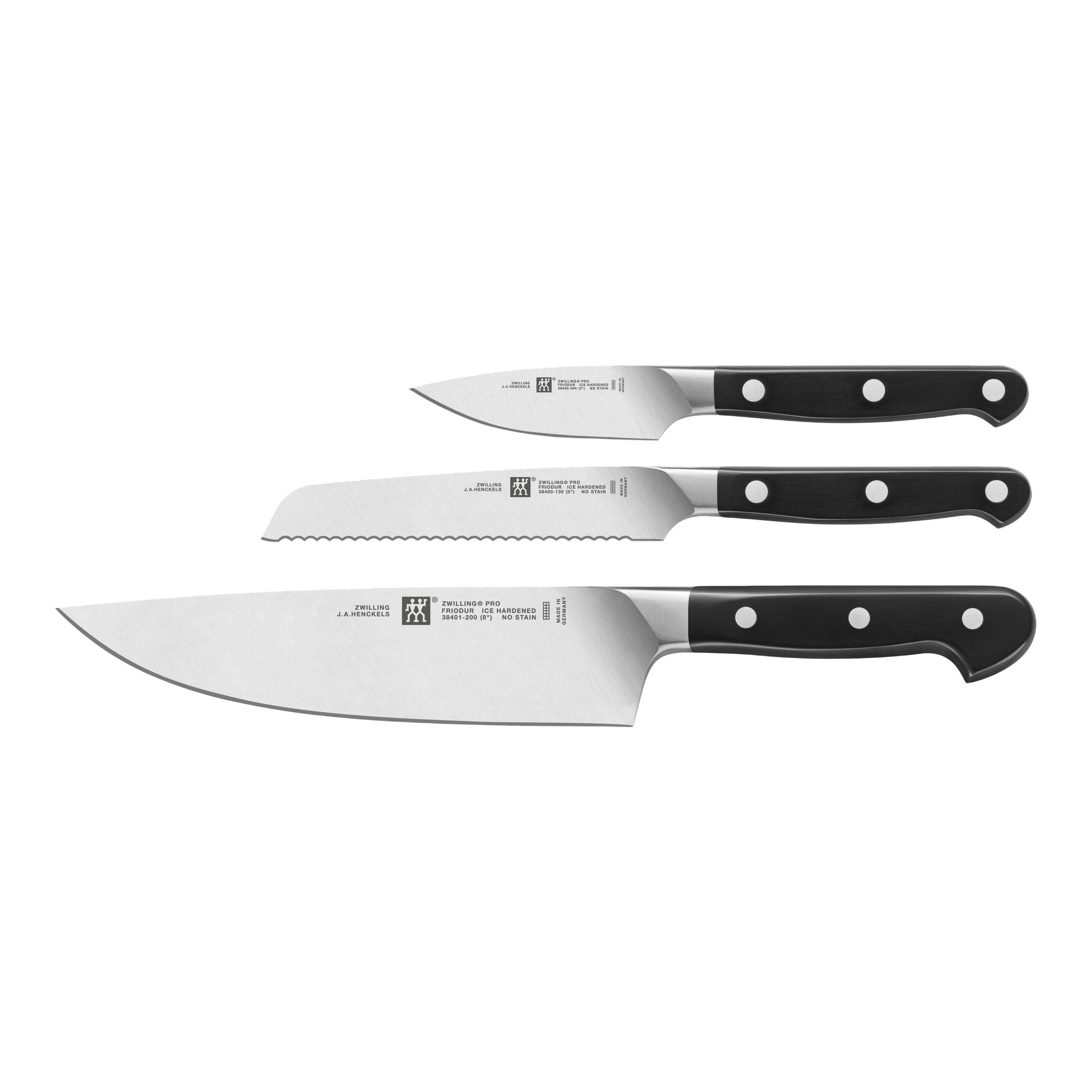 ZWILLING Pro 3 Piece Knife Set