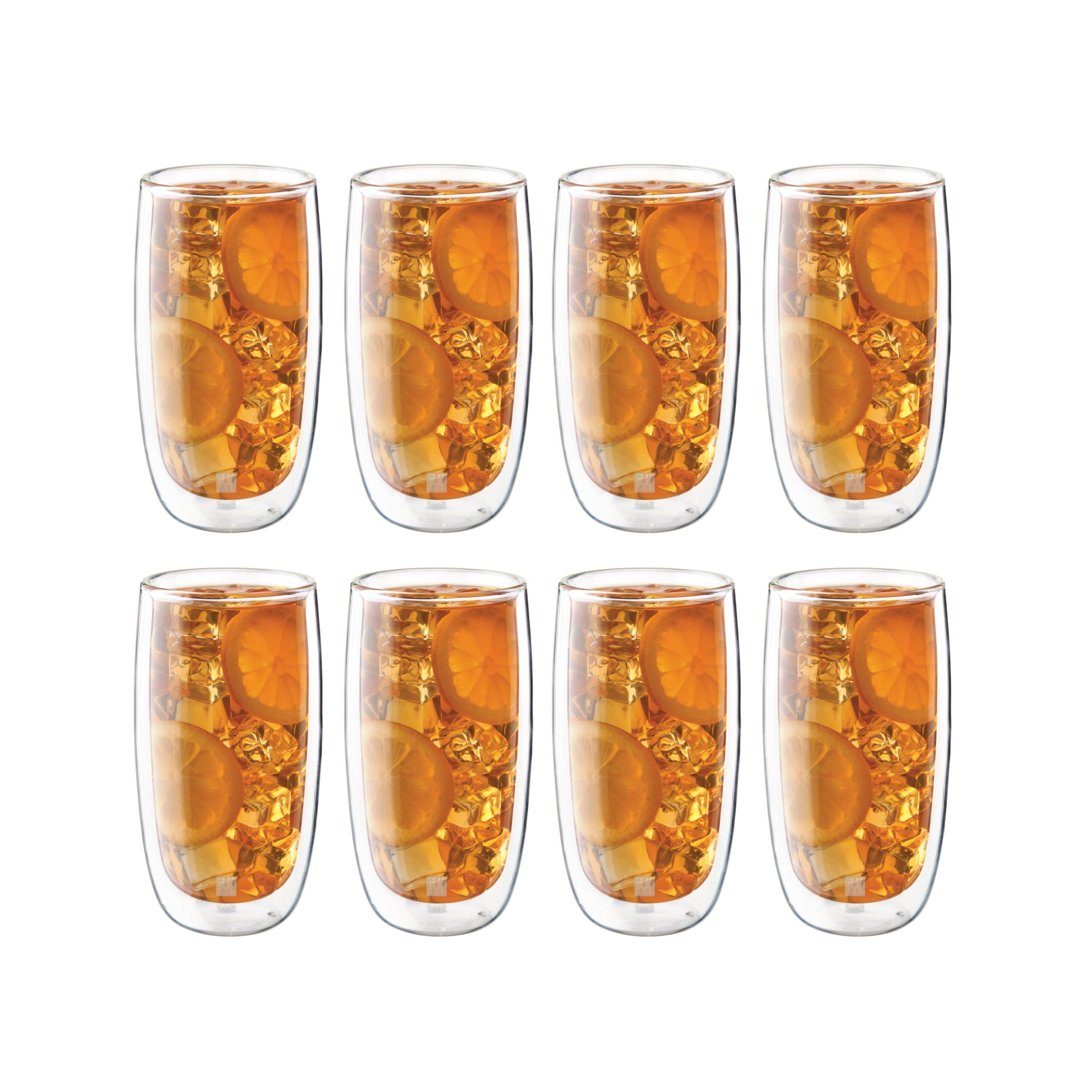 ZWILLING Sorrento 8 Piece Beverage Glass Set - Value Pack, Transparent