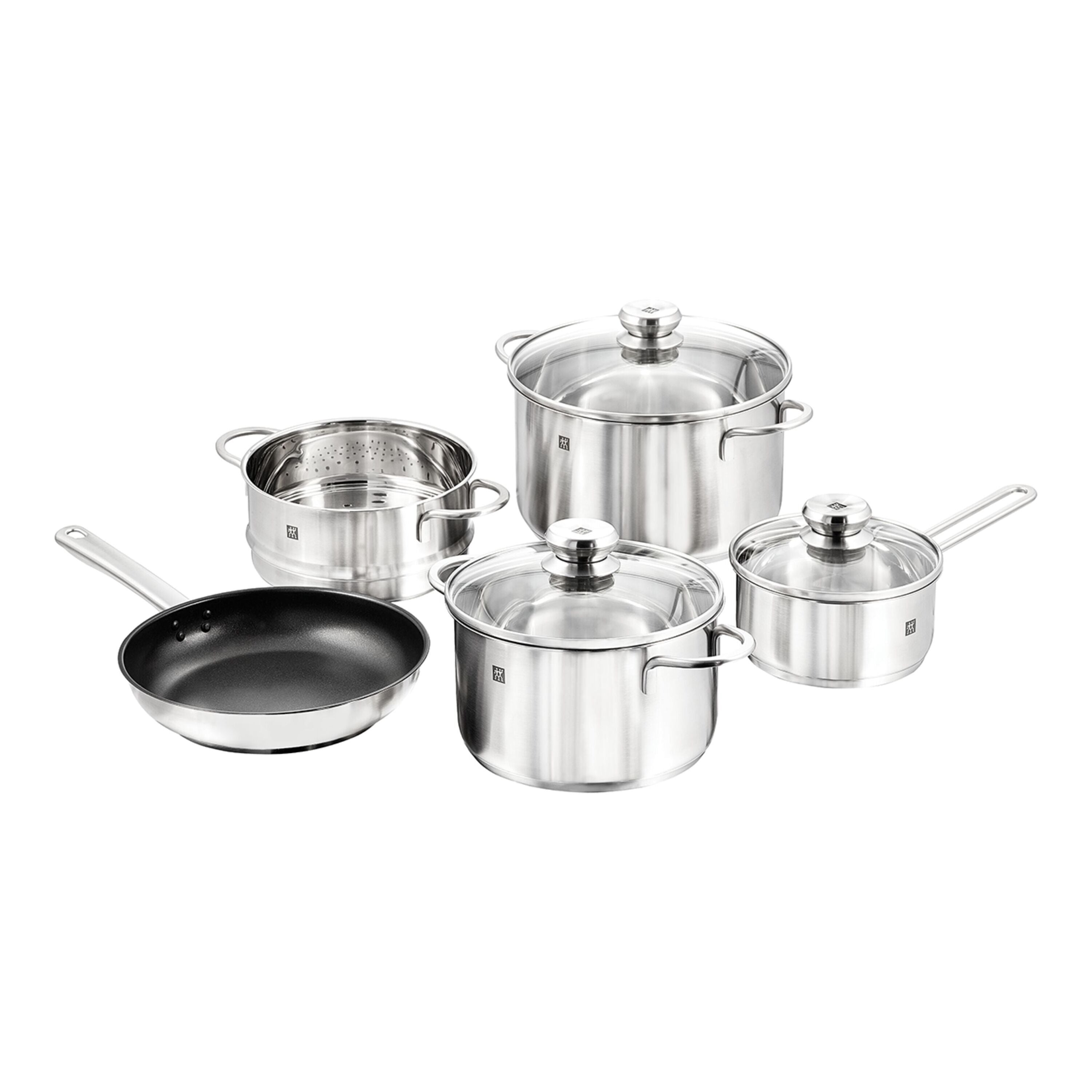 ZWILLING TWIN Nova 8 Piece 18/10 Stainless Steel Cookware Set