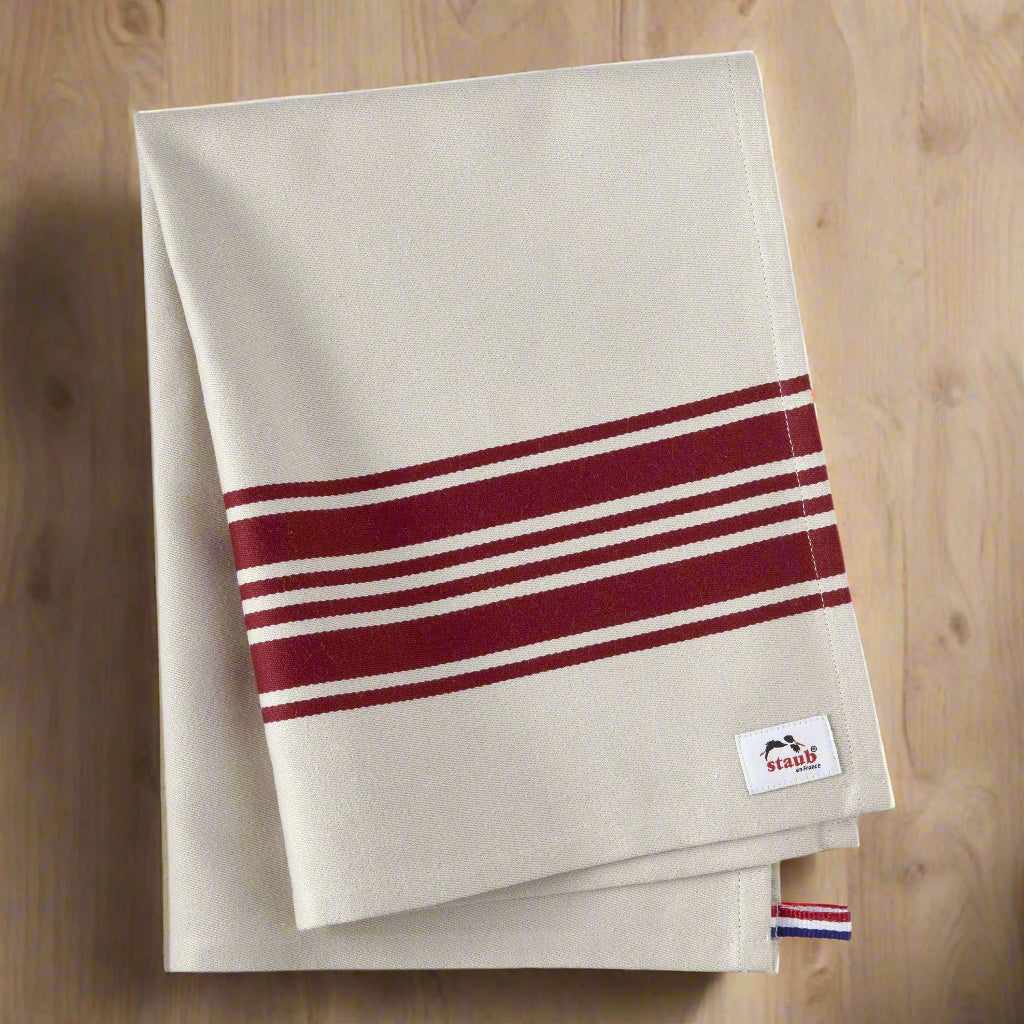STAUB French Line 70 cm X 50 cm Kitchen Towel, Cherry
