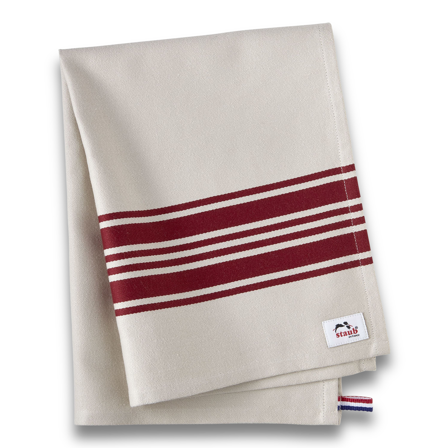 STAUB French Line 70 cm X 50 cm Kitchen Towel, Cherry