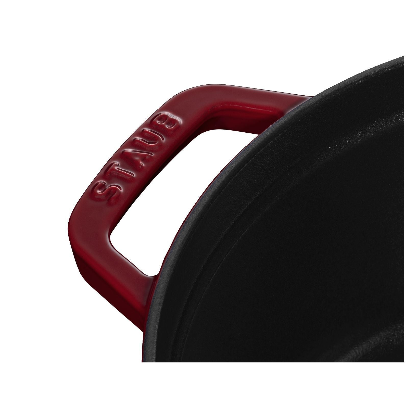 STAUB La Cocotte 5.25 L Cast Iron Round Cocotte, Bordeaux-1
