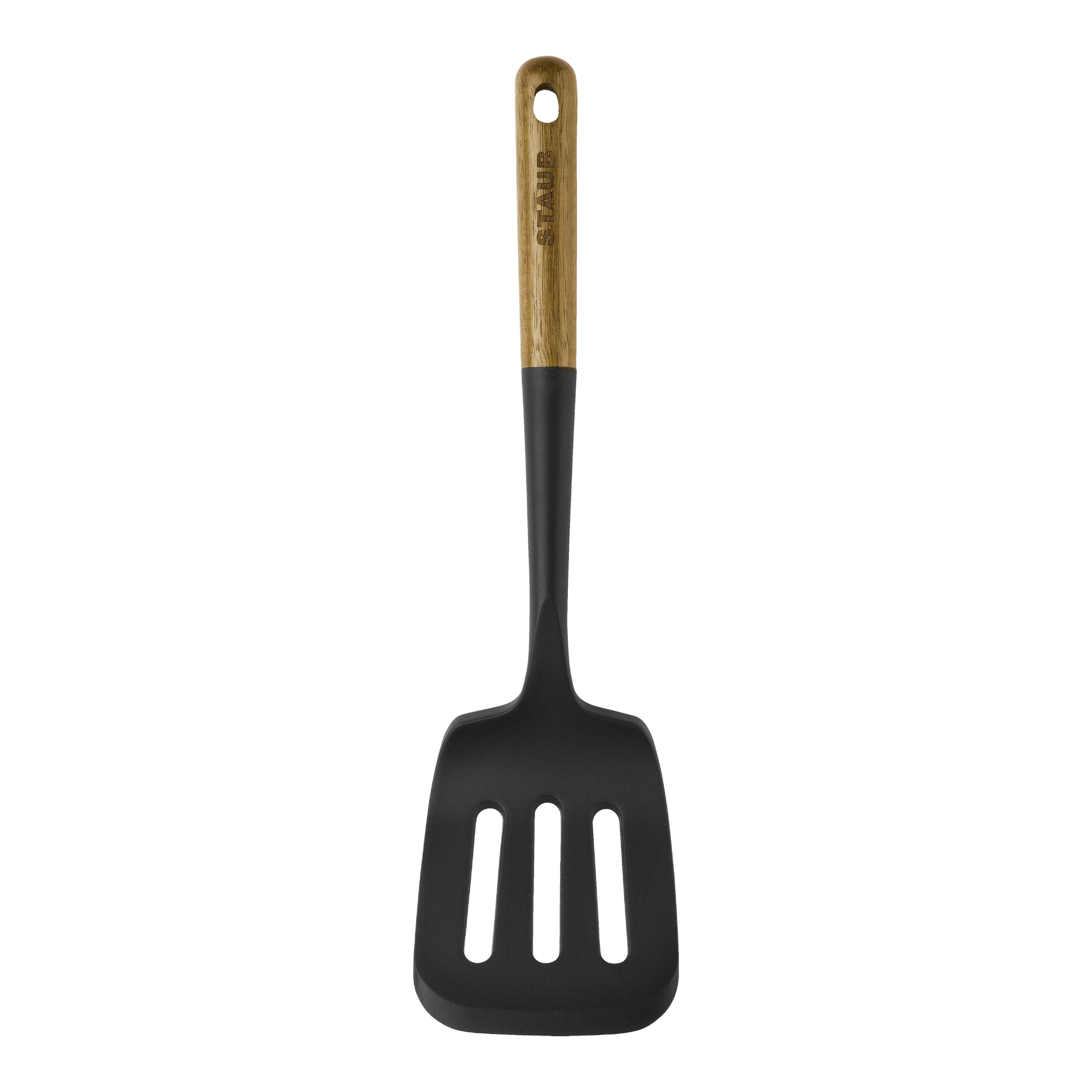 STAUB 31 cm Silicone Turner, Black-1