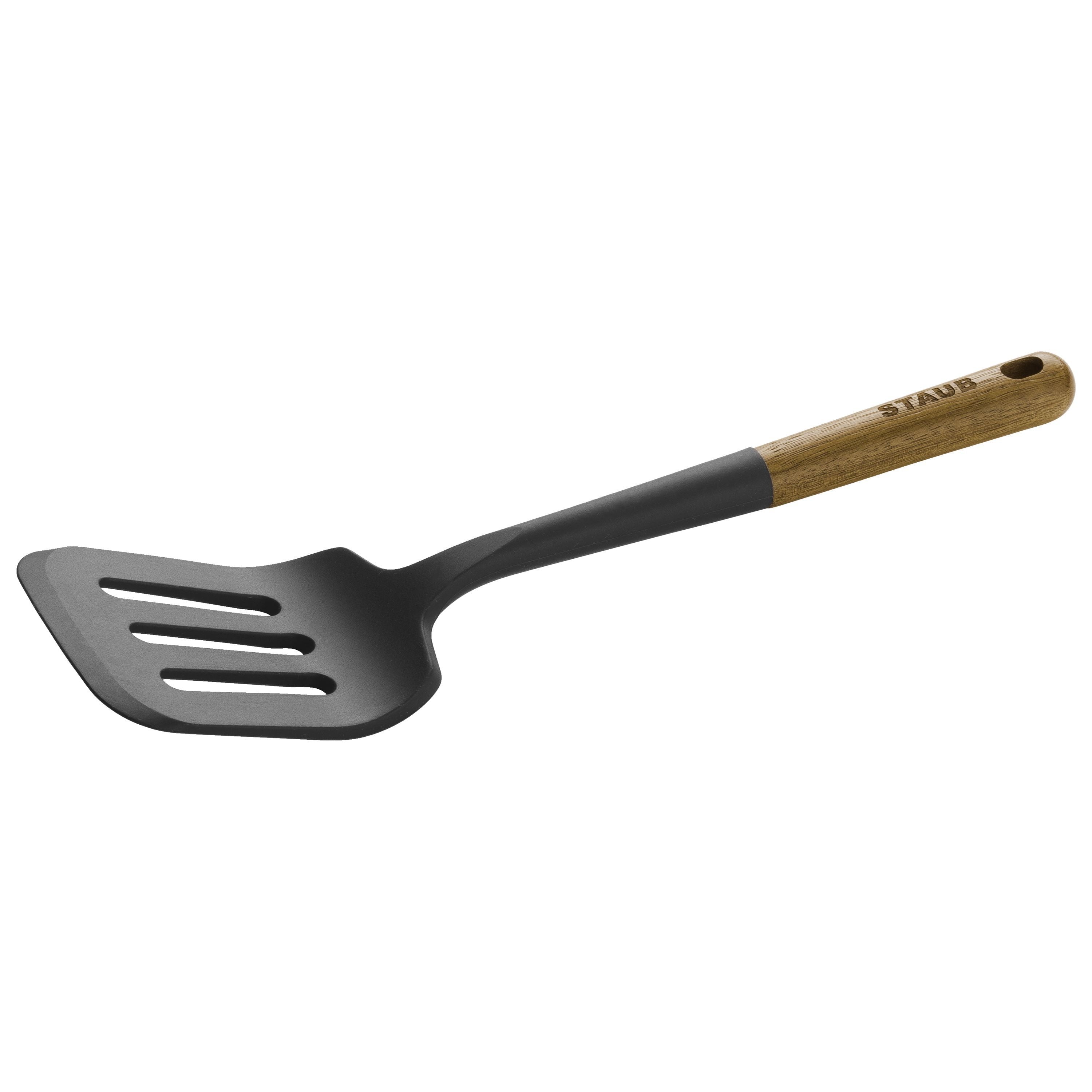 STAUB 31 cm Silicone Turner, Black