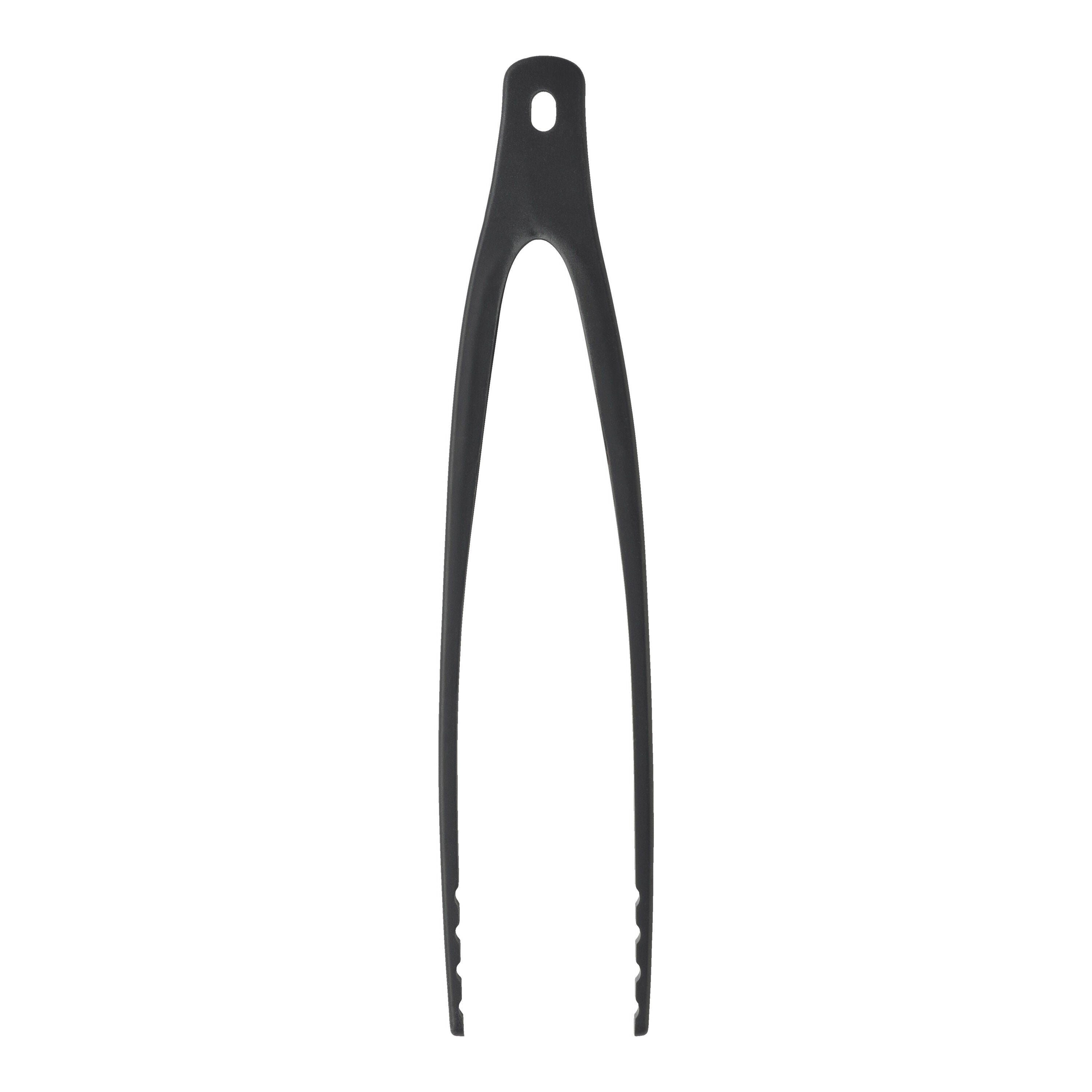 STAUB 31 cm Silicone Tongs, Black