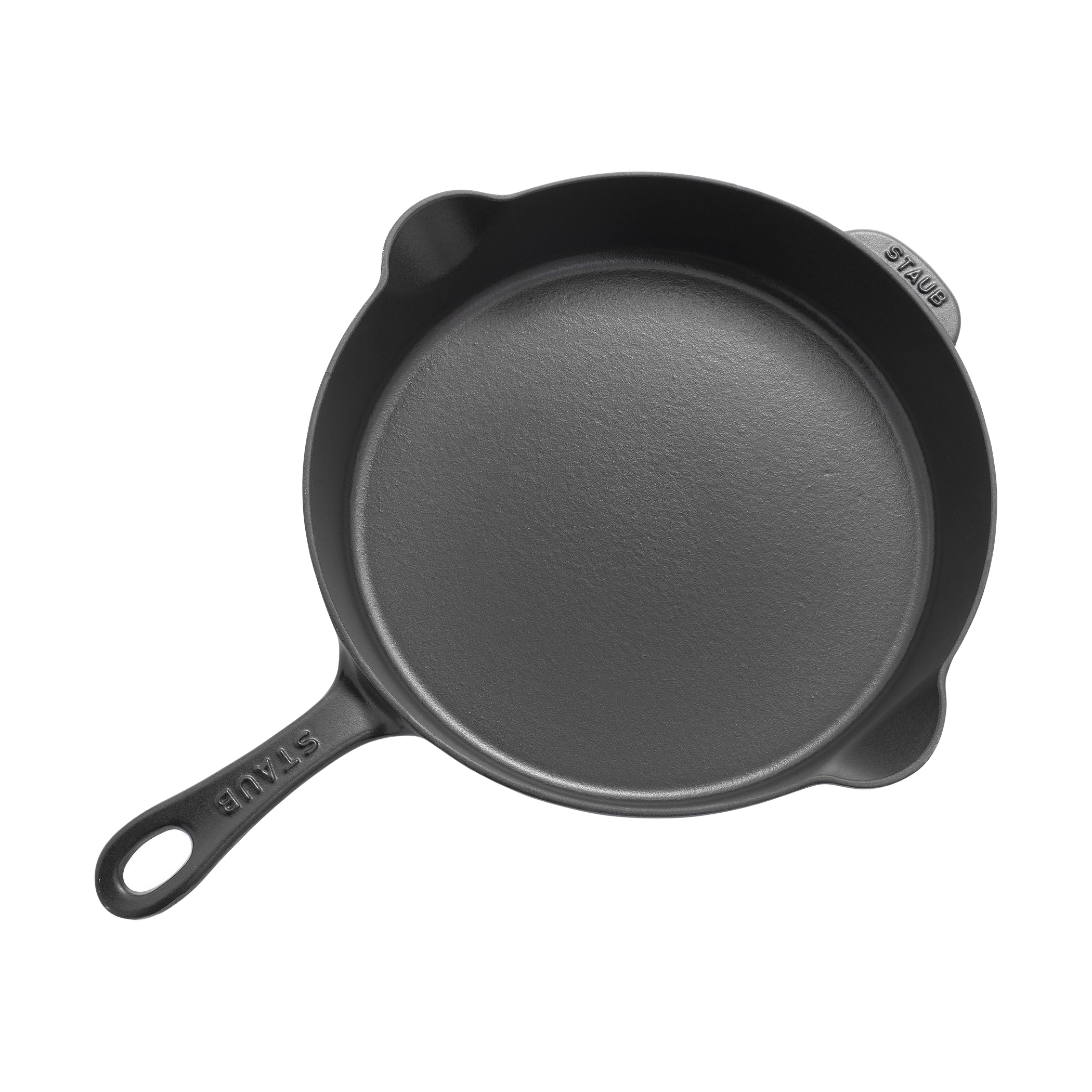 STAUB Pans 28 cm / 11 inch Cast Iron Traditional Deep Frypan, Black-1