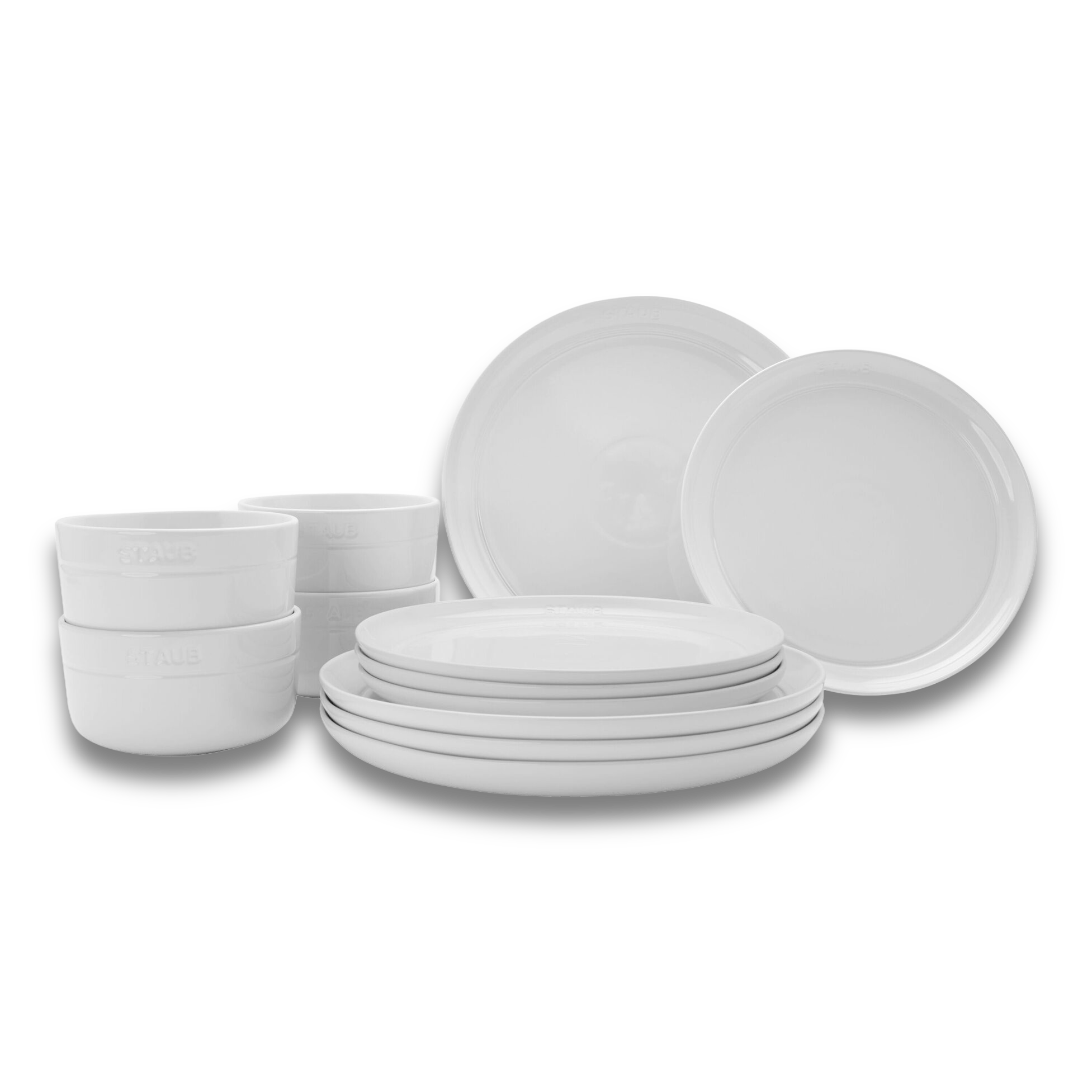 STAUB Dining Line Dinnerware Set 12 Piece