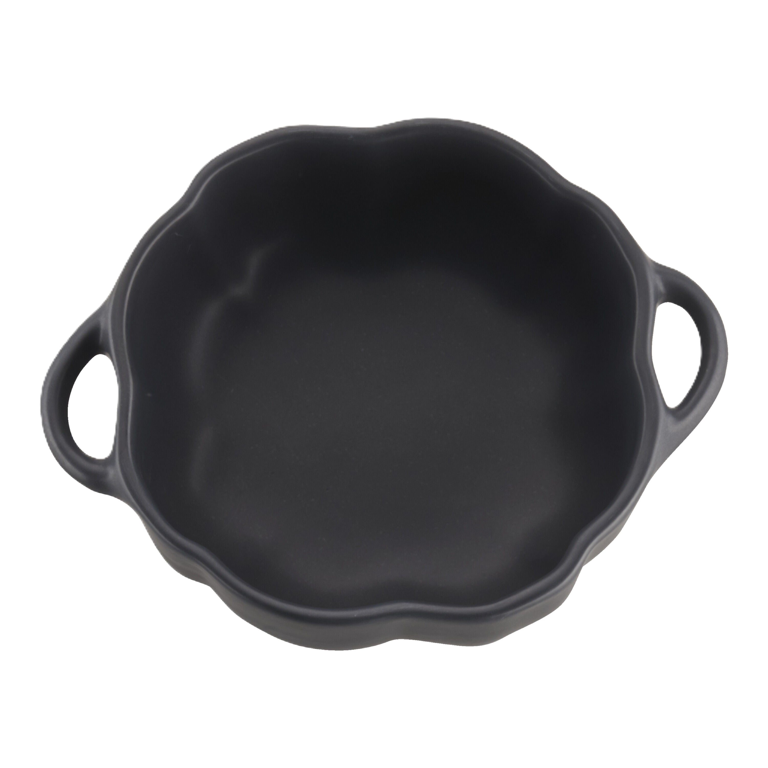 STAUB Ceramique 500 mL Ceramic Pumpkin Cocotte, Black