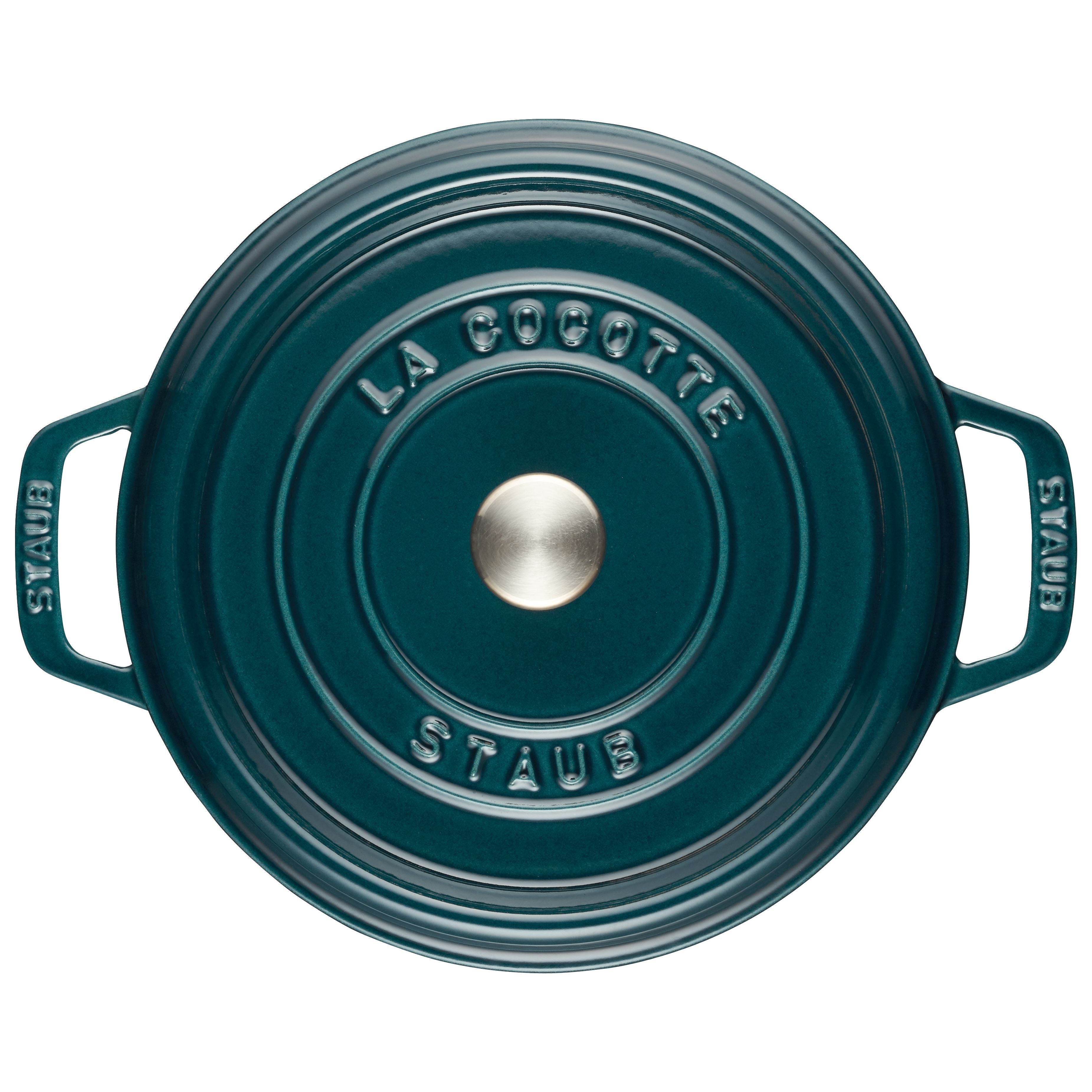 STAUB La Cocotte 3.7 L Cast Iron Round Cocotte, La-Mer