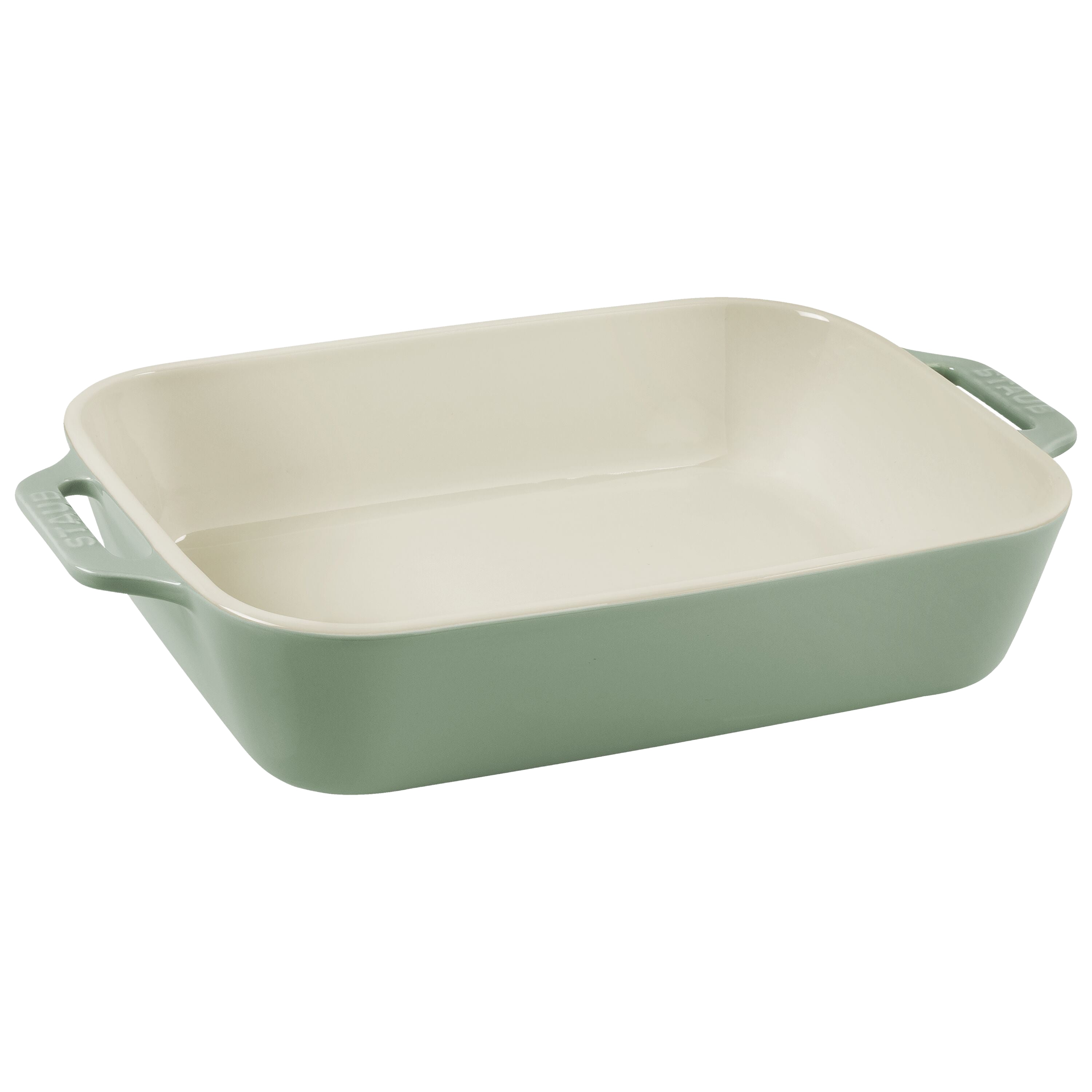 STAUB Ceramique Rectangular Baking Dish Set Eucalyptus 3 Piece-2