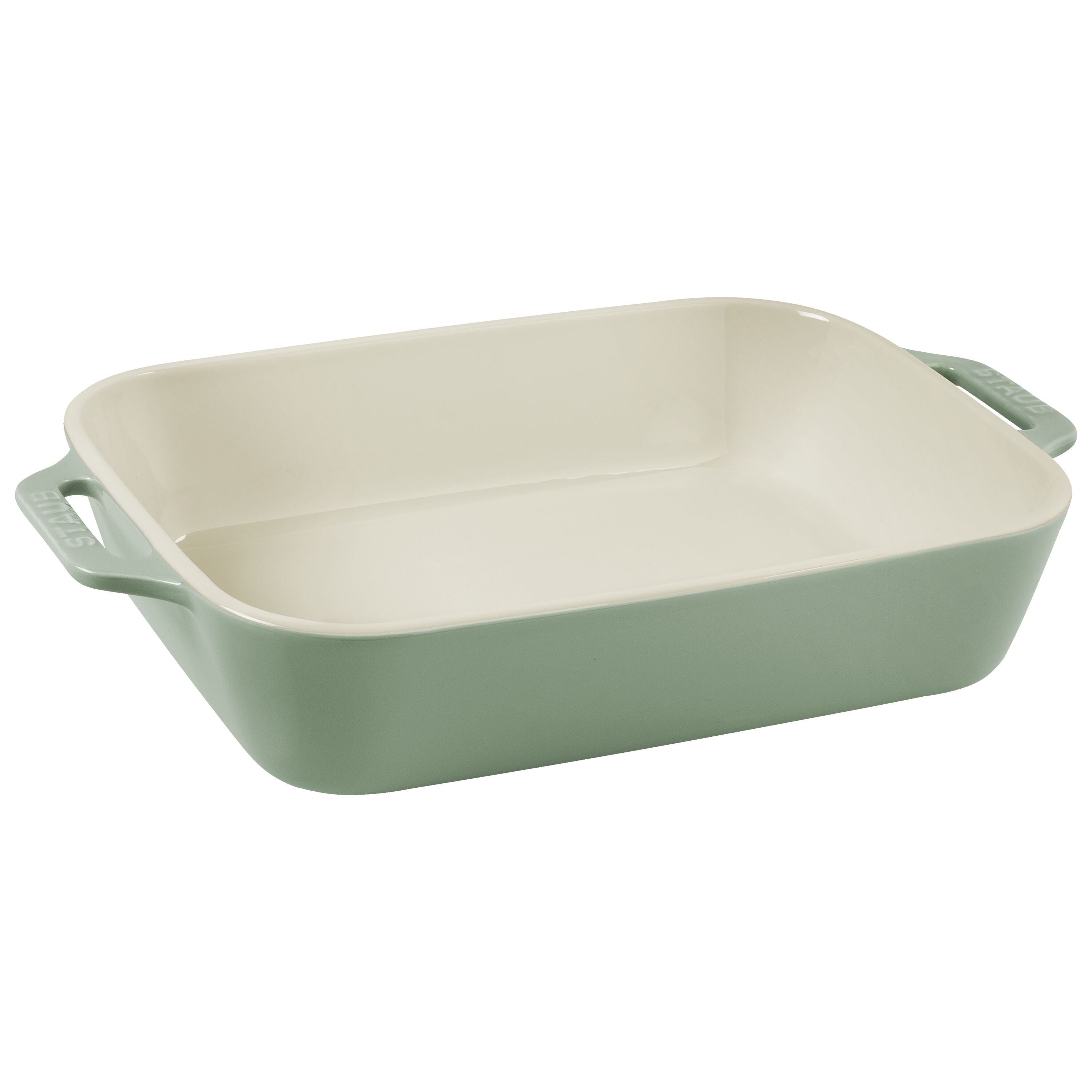 STAUB Ceramique Rectangular Baking Dish Set Eucalyptus 2 Piece-3