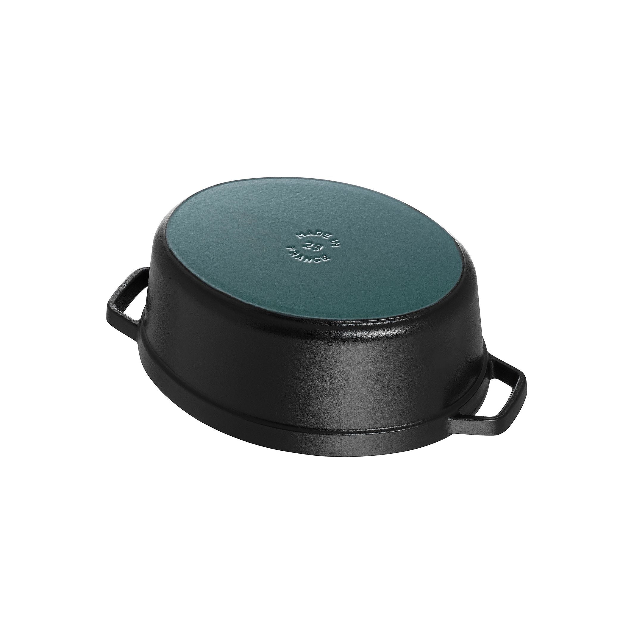 STAUB La Cocotte 8 L Cast Iron Oval Cocotte, Black-1