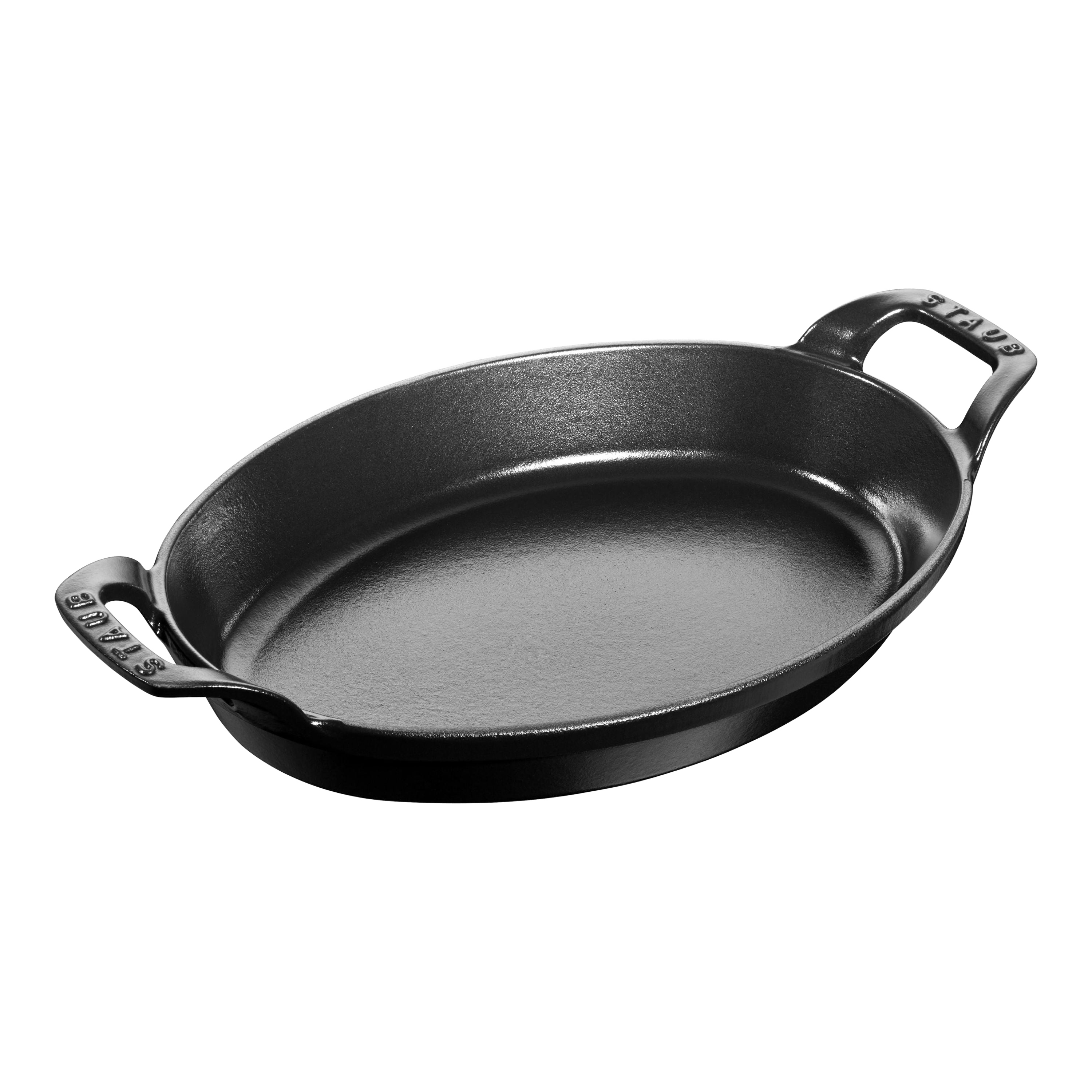 STAUB Specialities 1.6 L Cast Iron Oval Oven Dish, Black-0