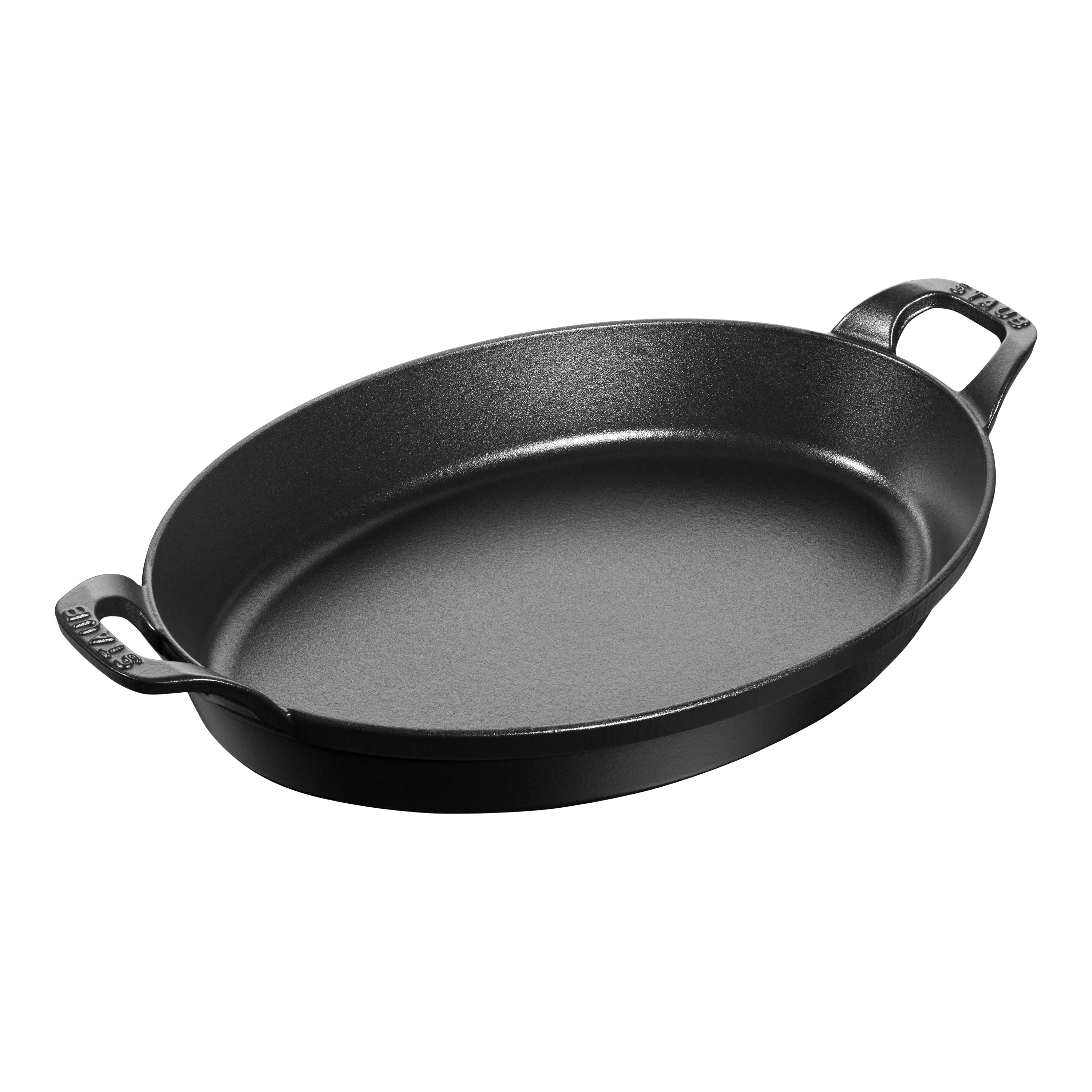 STAUB Specialities 2.2 L Cast Iron Oval Oven Dish, Black-0