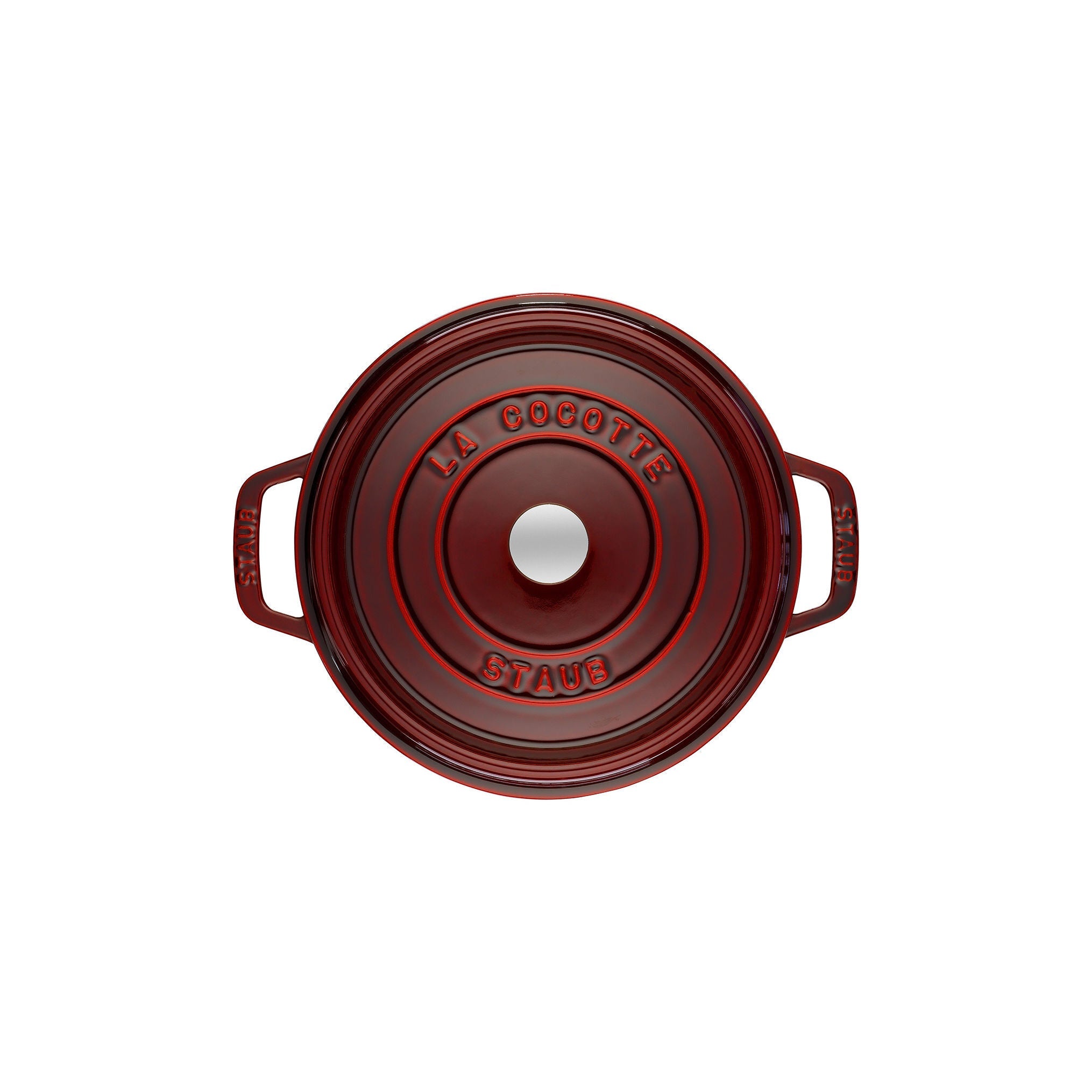 STAUB La Cocotte 6.75 L Cast Iron Cocotte, Grenadine-Red