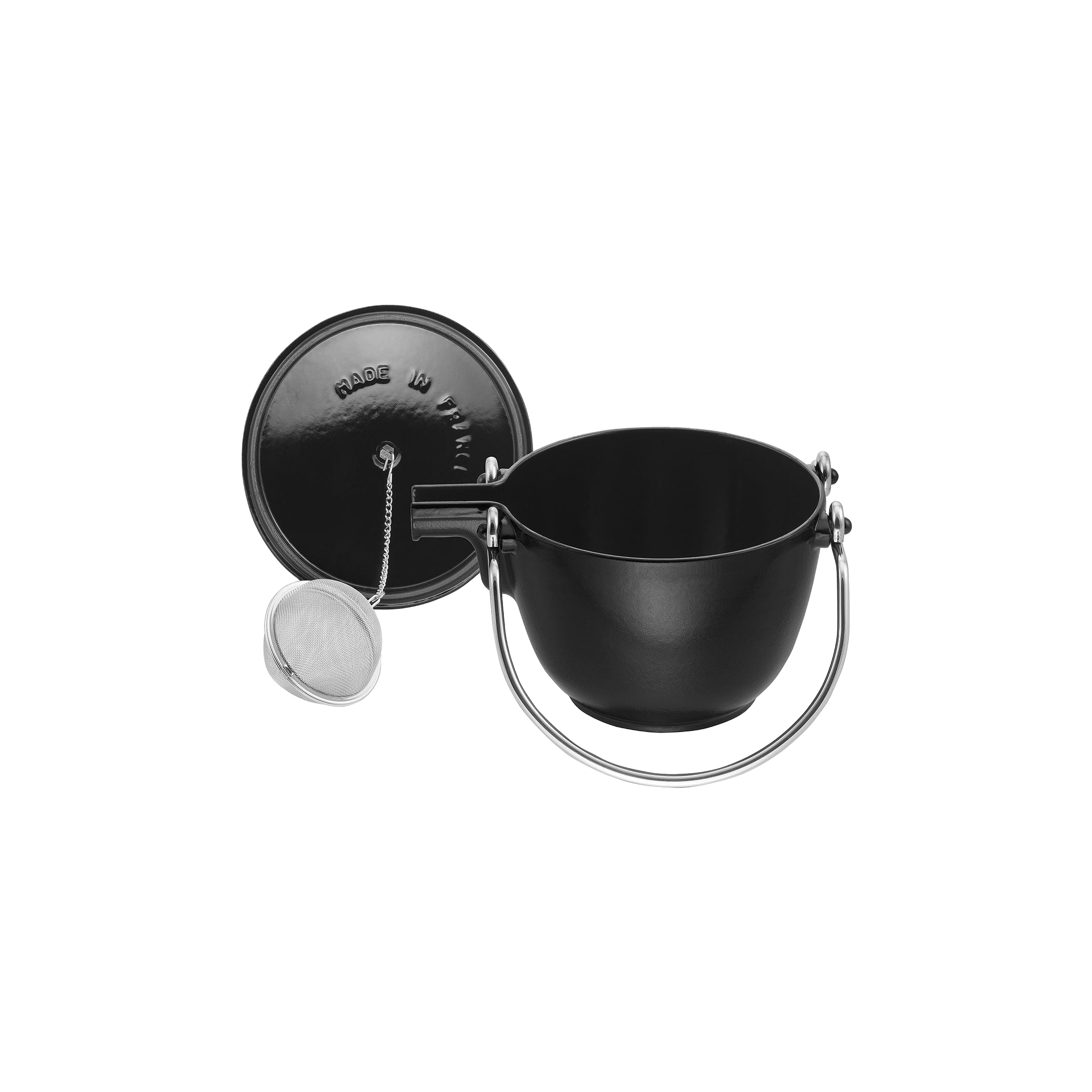 STAUB Specialities 1.1 L Tea Pot, Black-3