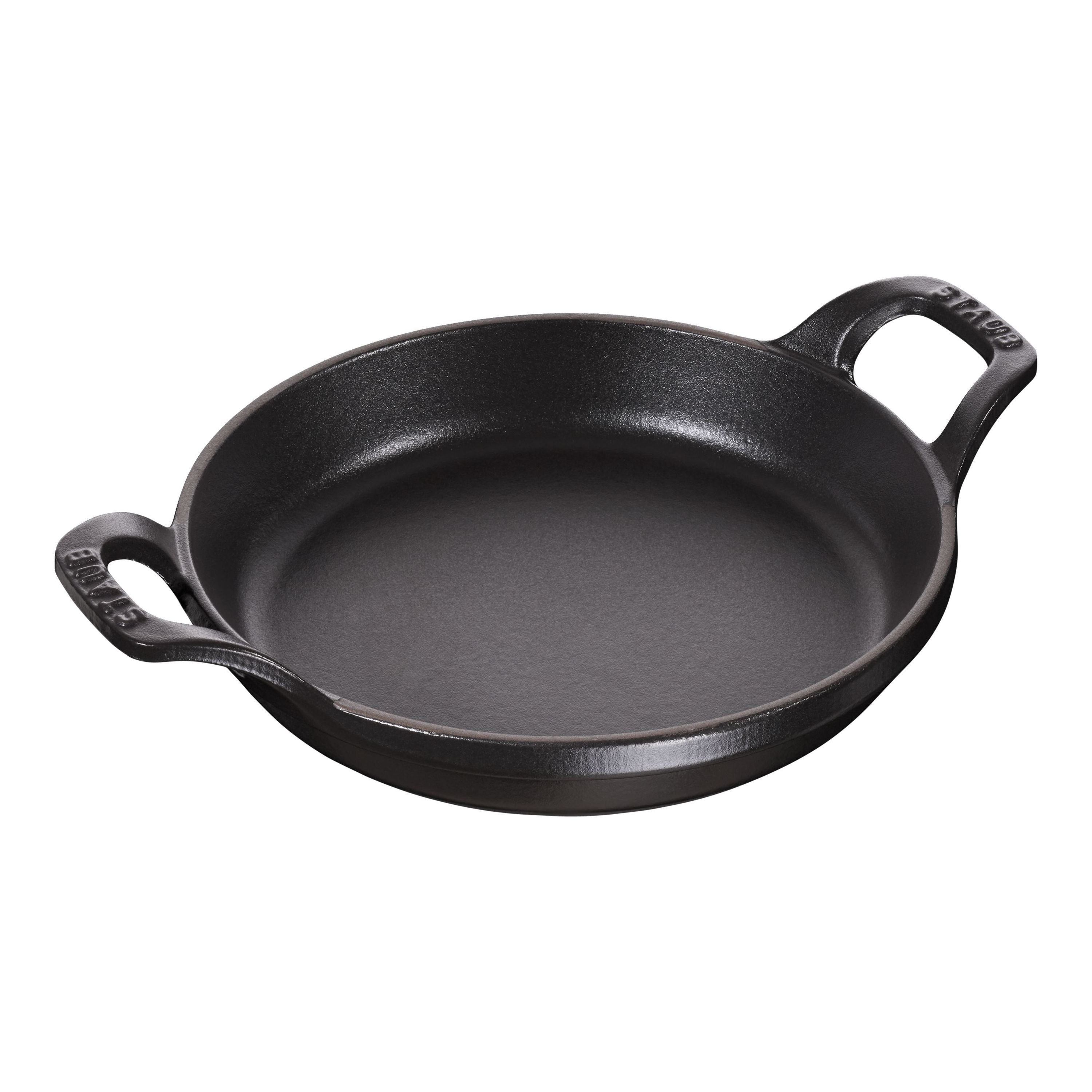 STAUB Specialities 400 mL Cast Iron Round Oven Dish, Black