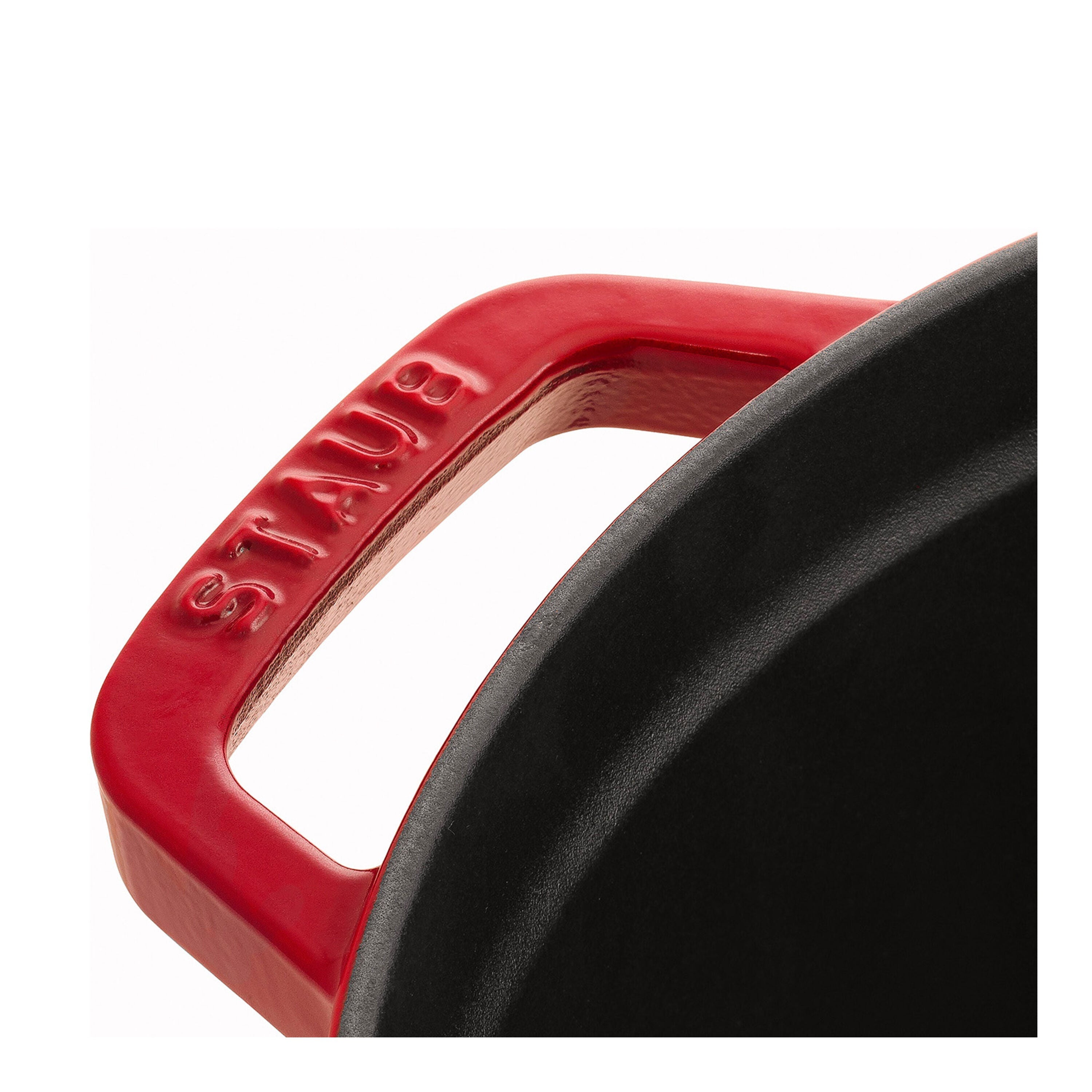 STAUB La Cocotte 6.75 L Cast Iron Round Cocotte, Cherry-3