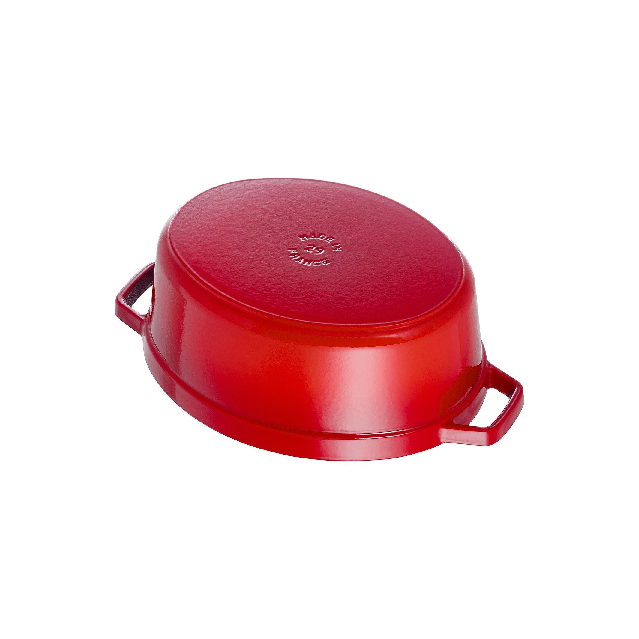 STAUB La Cocotte 4.25 L Cast Iron Oval Cocotte, Cherry-1
