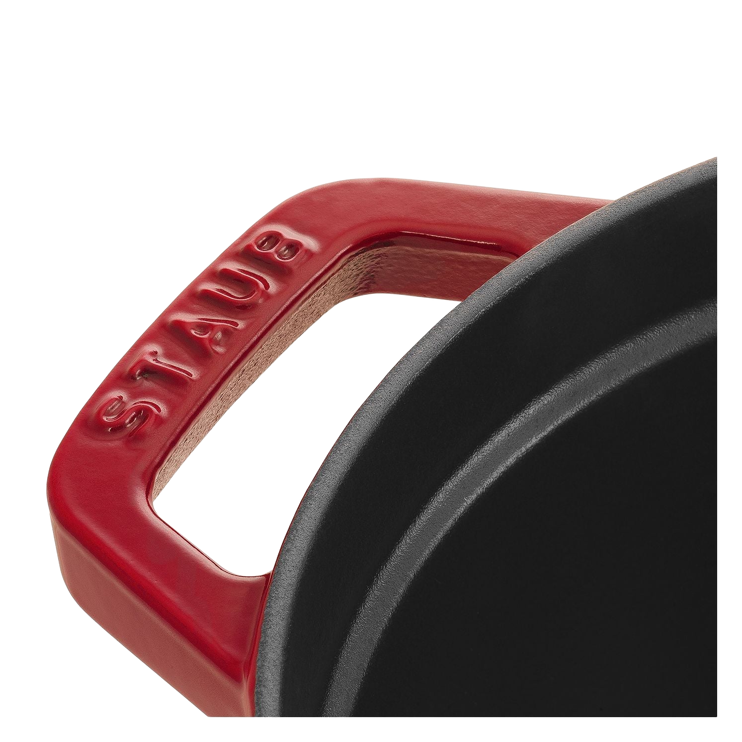 STAUB La Cocotte 3.25 L Cast Iron Oval Cocotte, Cherry-2