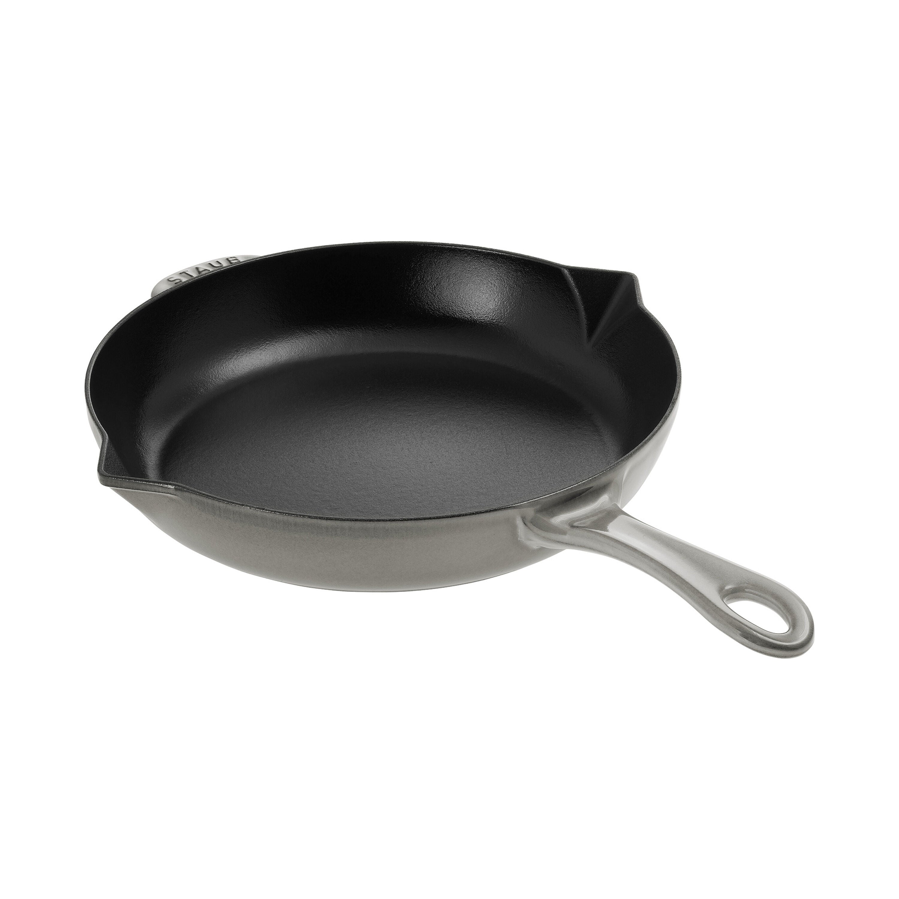 STAUB Pans 26 cm / 10 inch Cast Iron Frying Pan, Graphite-Grey