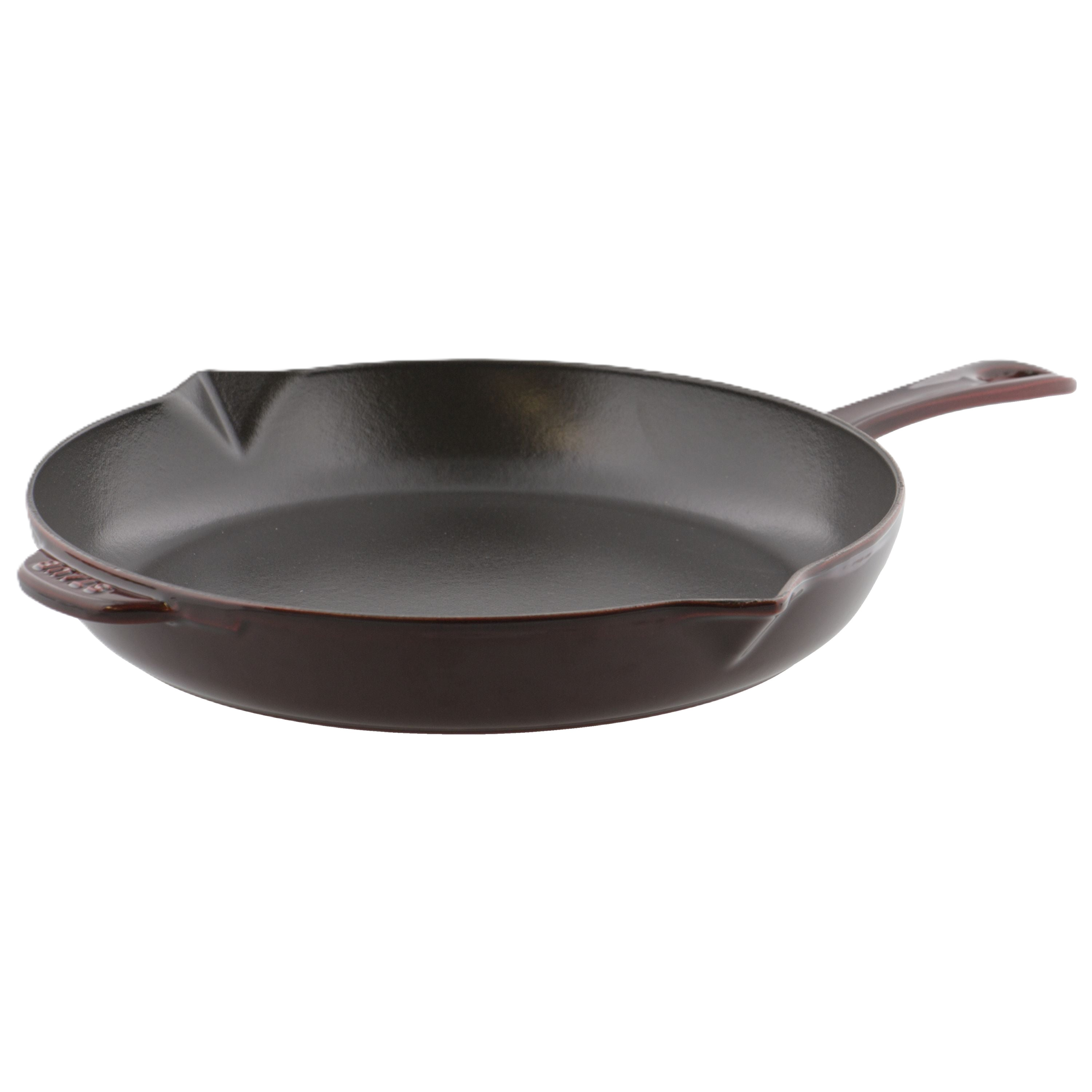 STAUB Pans 26 cm / 10 inch Cast Iron Frying Pan, Grenadine-Red