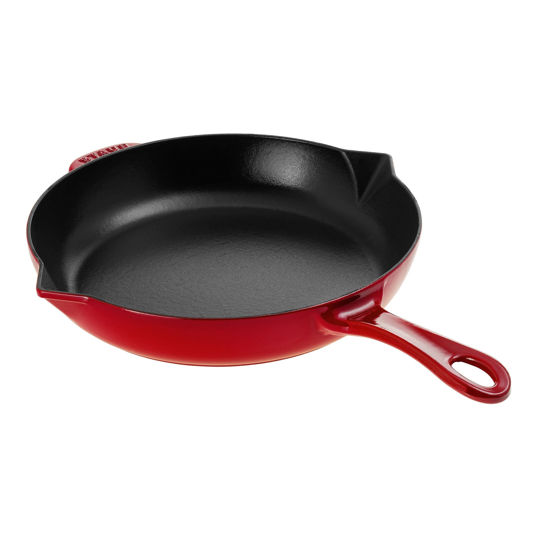 STAUB Pans 26 cm / 10 inch Cast Iron Frying Pan, Cherry-2