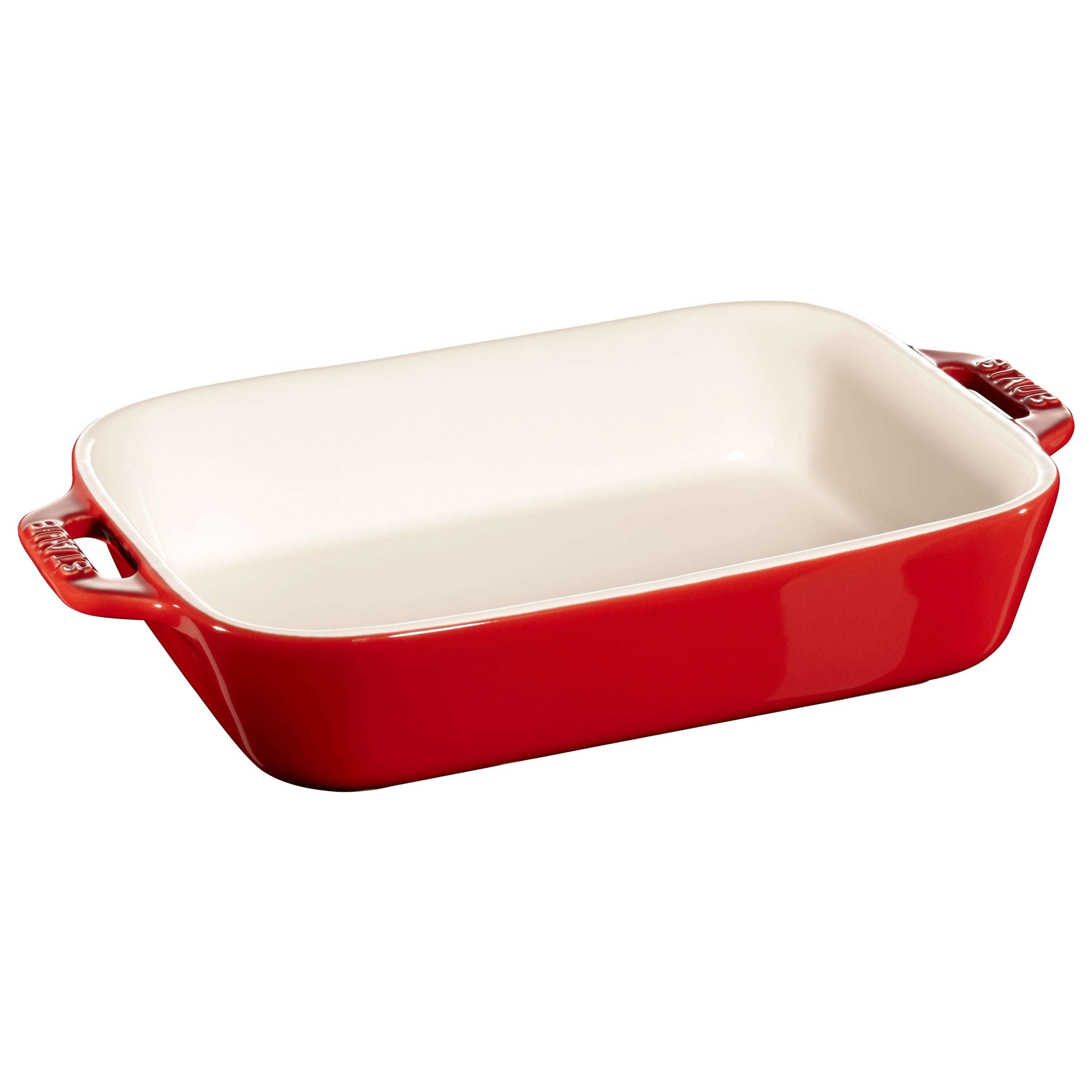 STAUB Ceramique 1 L Ceramic Rectangular Oven Dish, Cherry-0