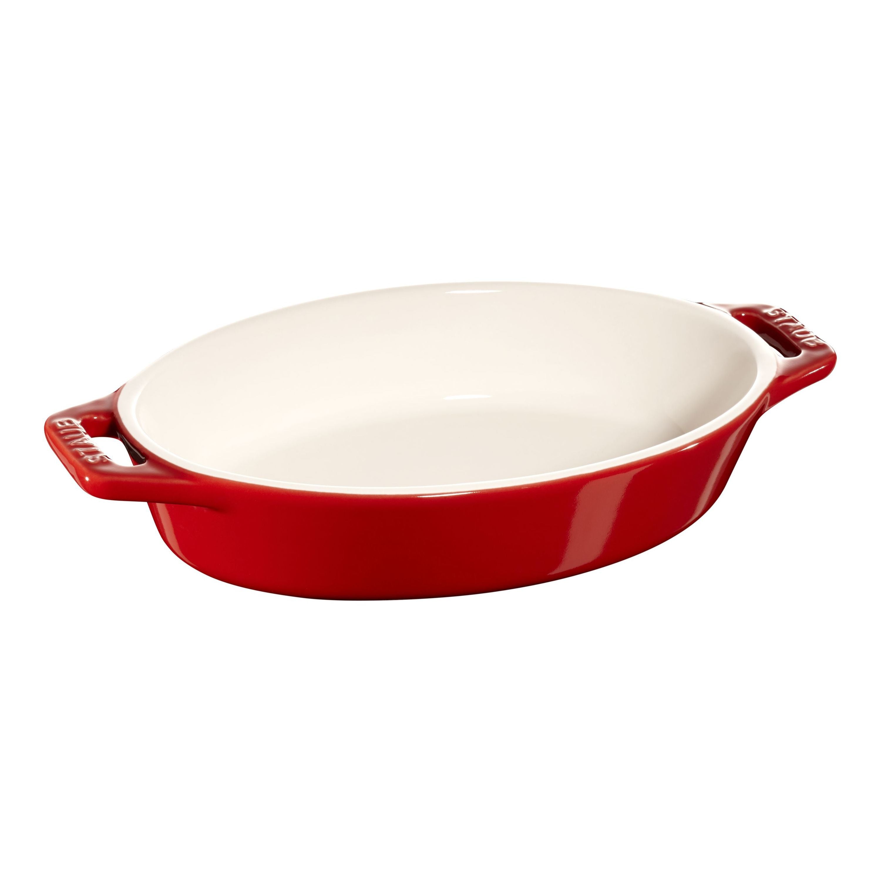 STAUB Ceramique 0.4 ml Ceramic Oval Oven Dish, Cherry-0