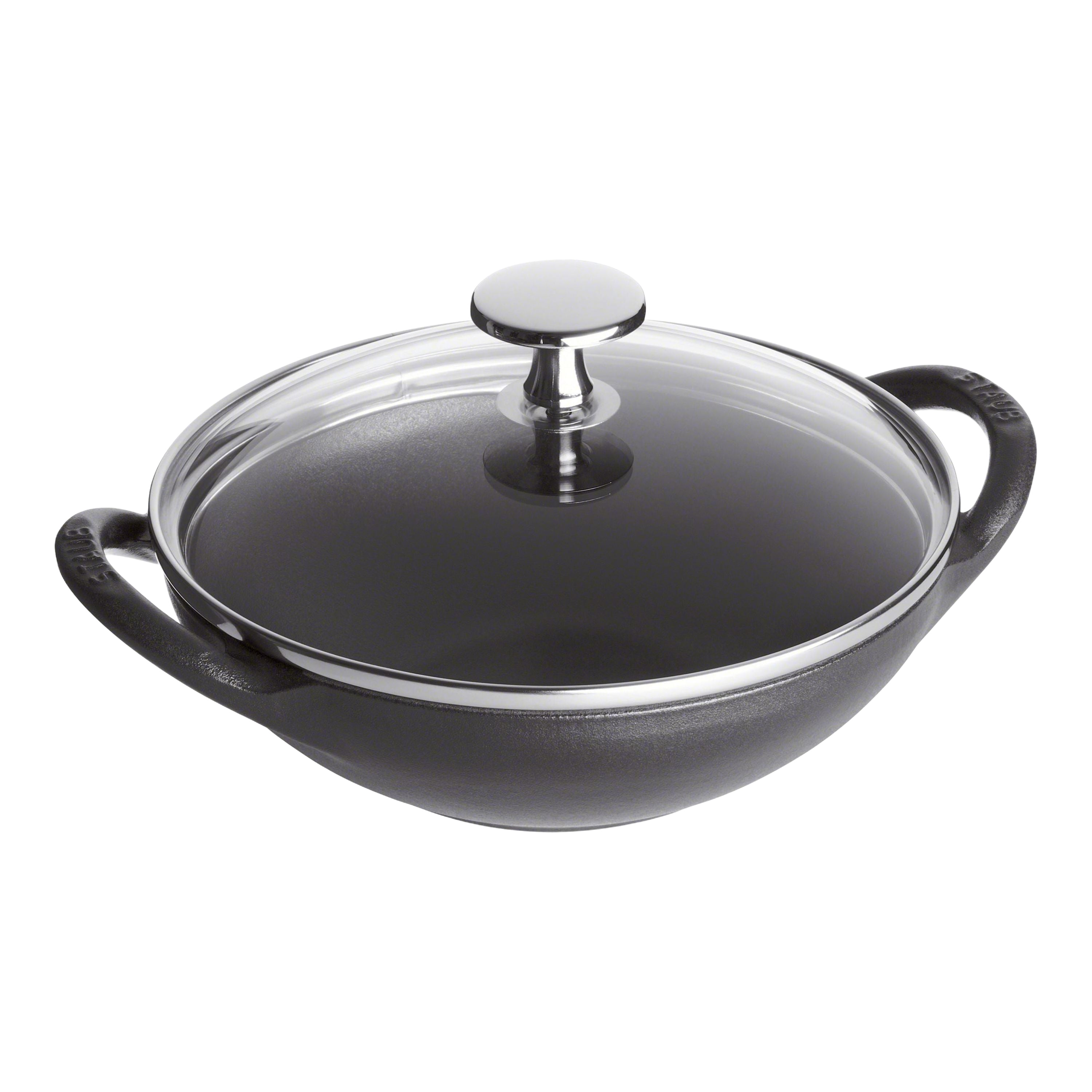 STAUB Specialities 16 cm / 6.5 inch Cast Iron Mini Wok, Black-0