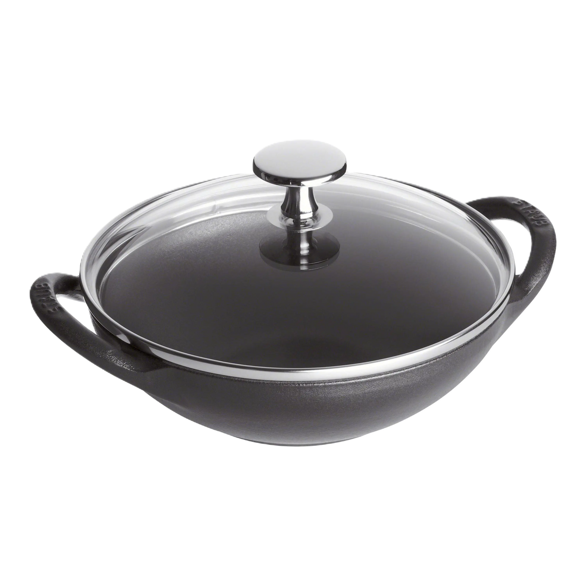 STAUB Specialities Cast Iron Mini Wok 16 cm / 6.5 in, Black