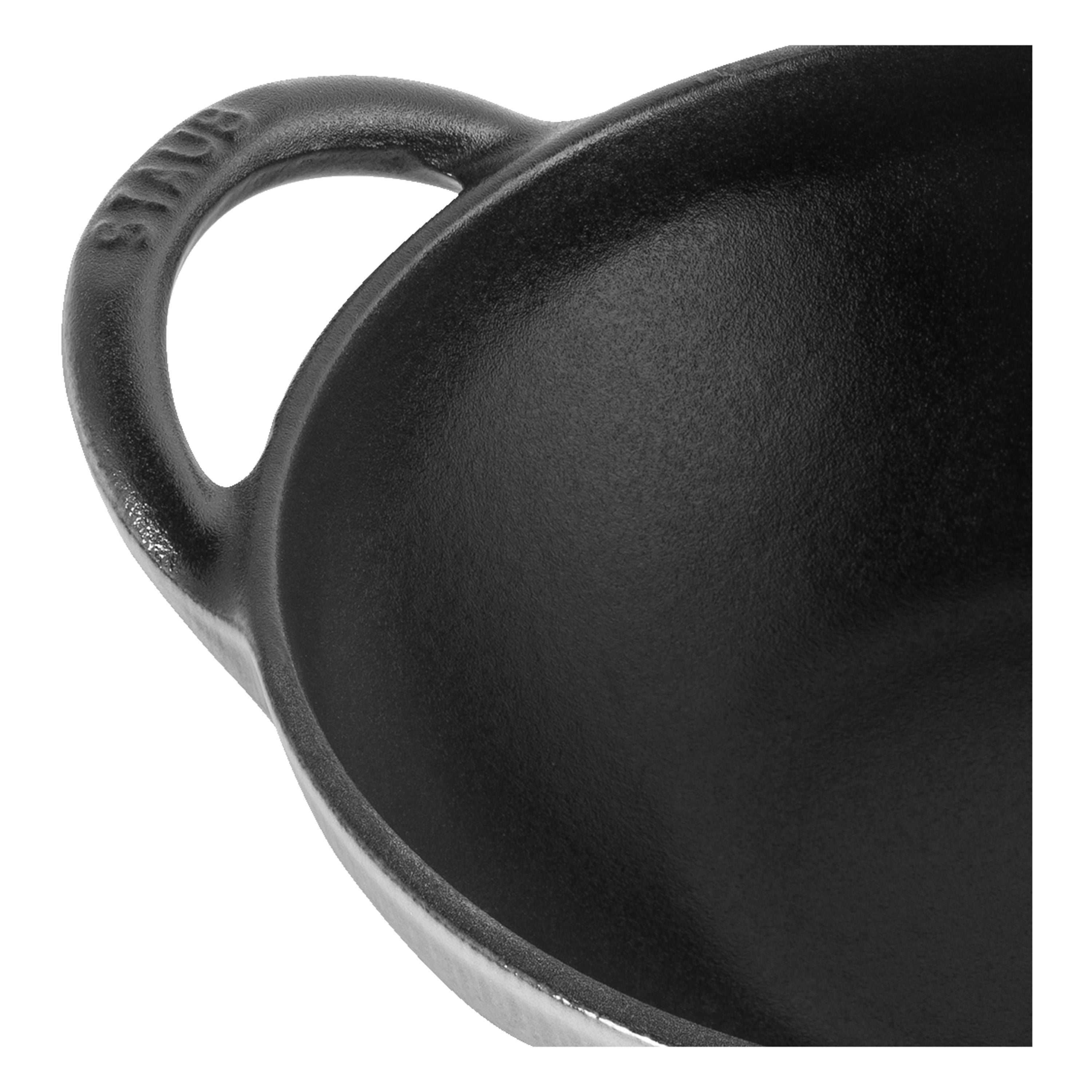 STAUB Specialities 16 cm / 6.5 inch Cast Iron Mini Wok, Graphite-Grey