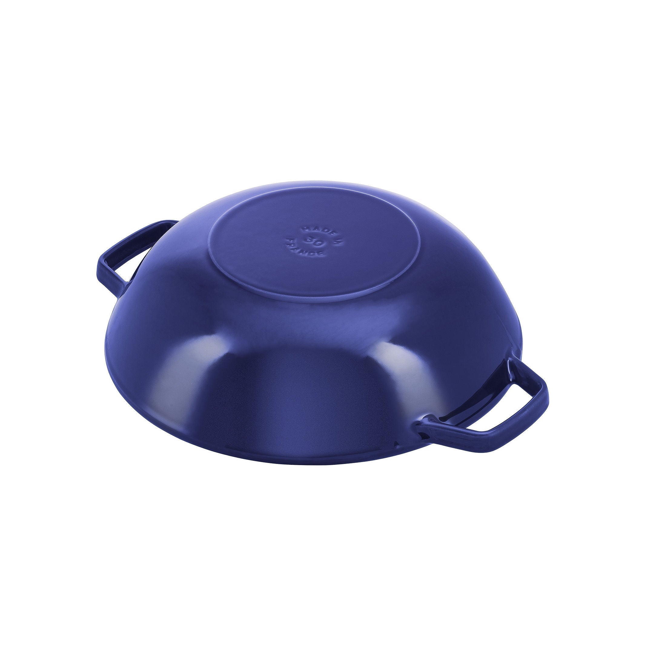 STAUB Specialities 30 cm / 12 inch Cast Iron Perfect Pan / Wok, Dark-Blue-2