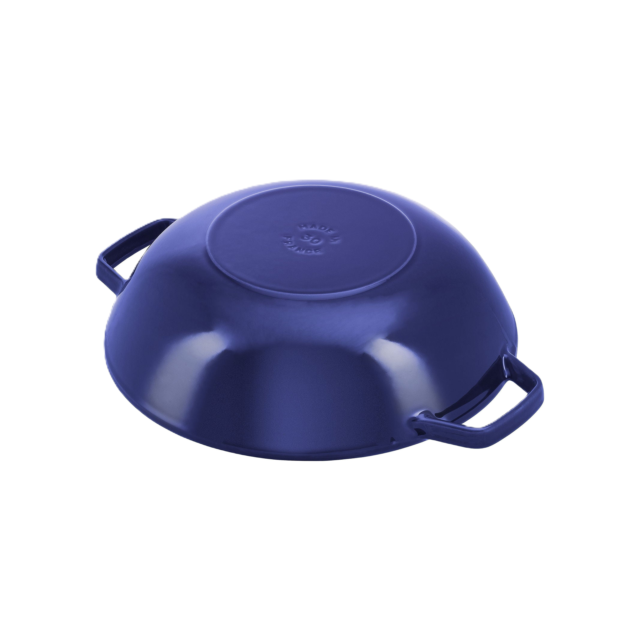 STAUB Specialities 30 cm / 12 inch Cast Iron Perfect Pan / Wok, Dark-Blue