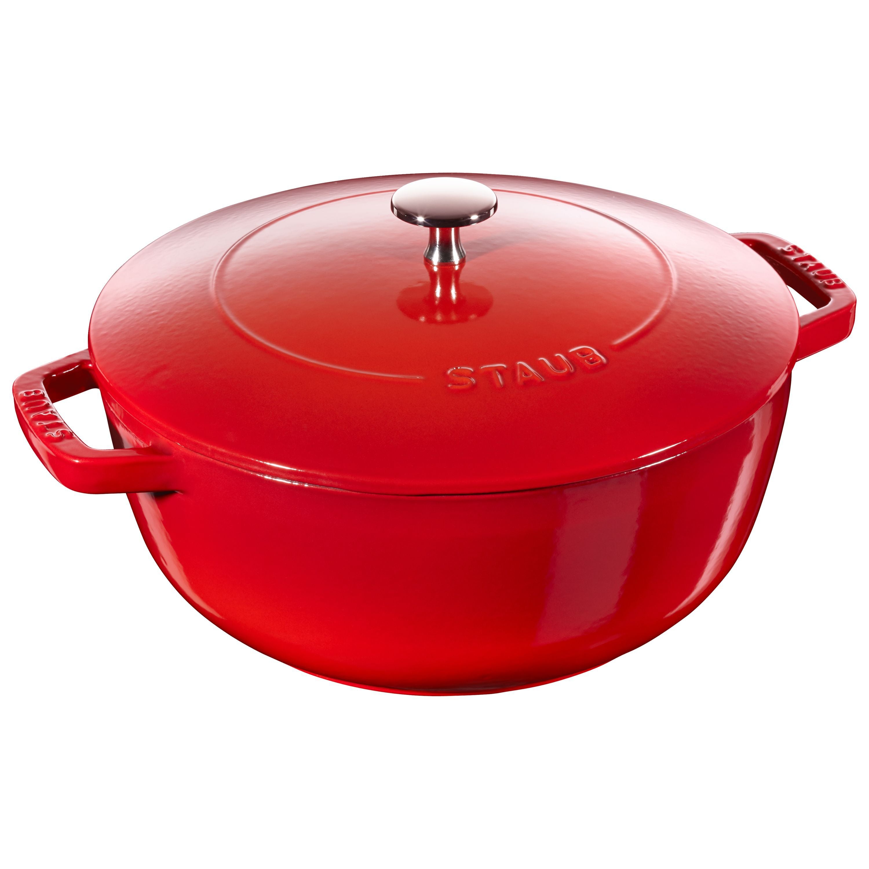 Staub La Cocotte 4.8 L Cast Iron Round French Oven, Cherry-0