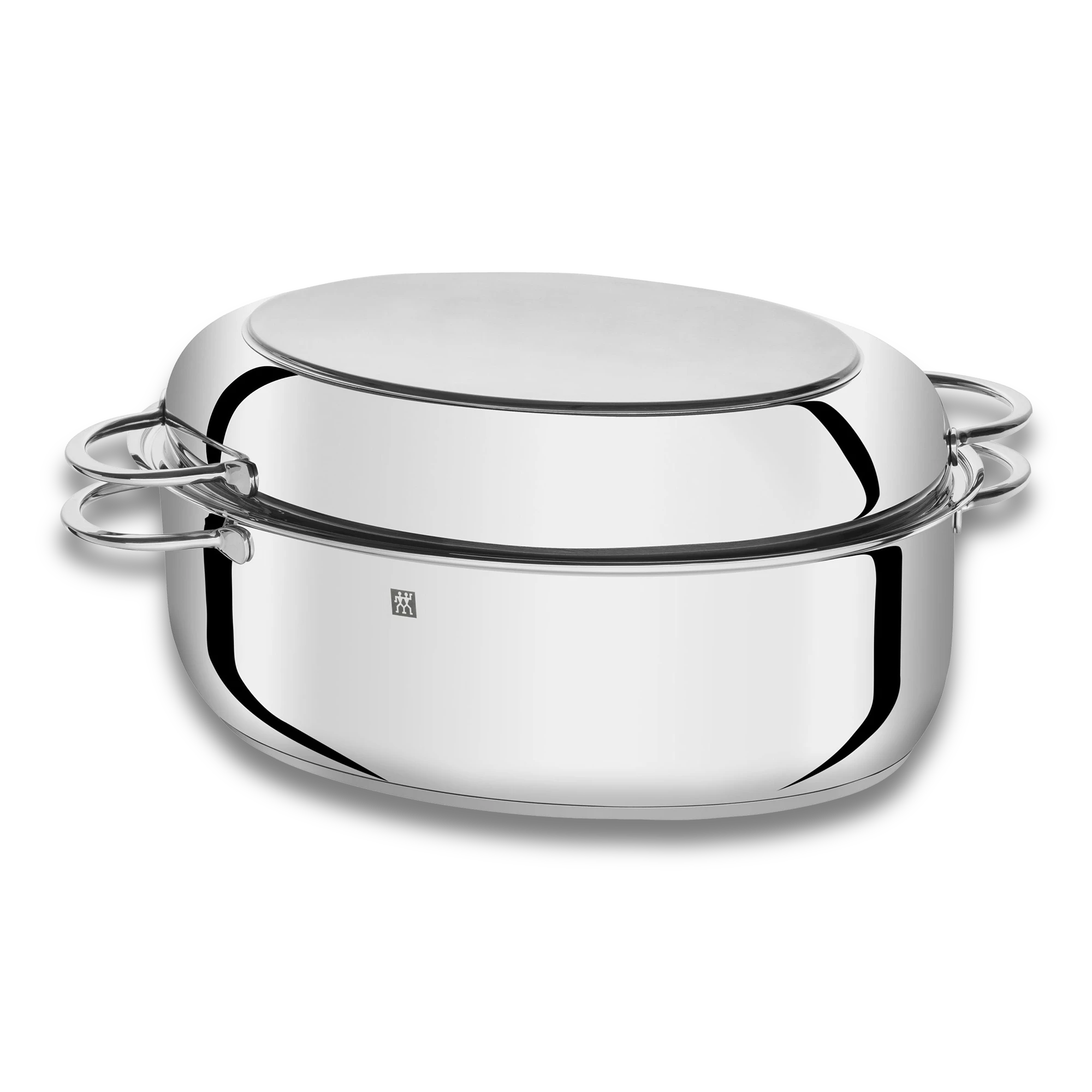 ZWILLING Plus 41 cm 18/10 Stainless Steel Oval Roaster, Silver