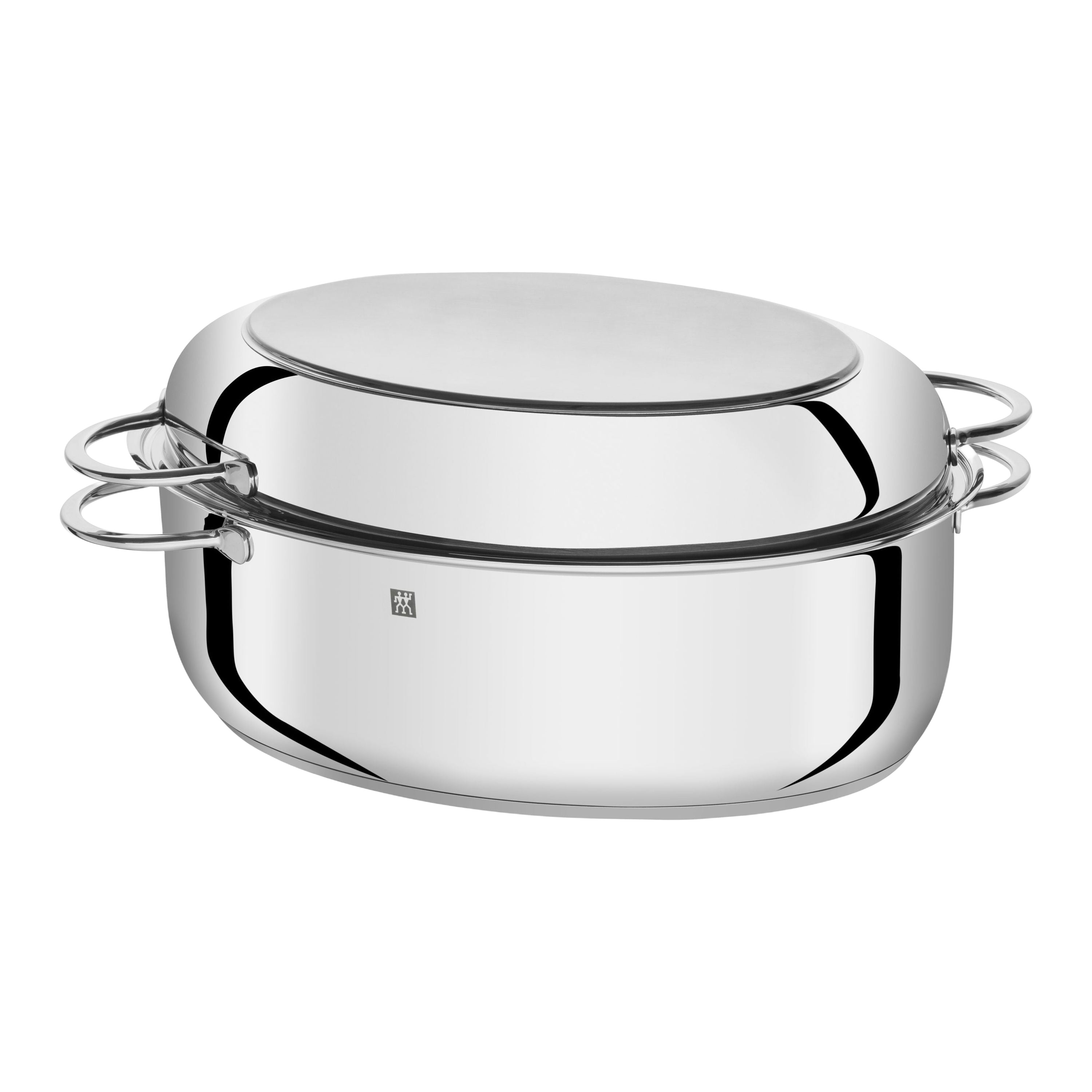 ZWILLING Plus 41 cm 18/10 Stainless Steel Oval Roaster, Silver-0