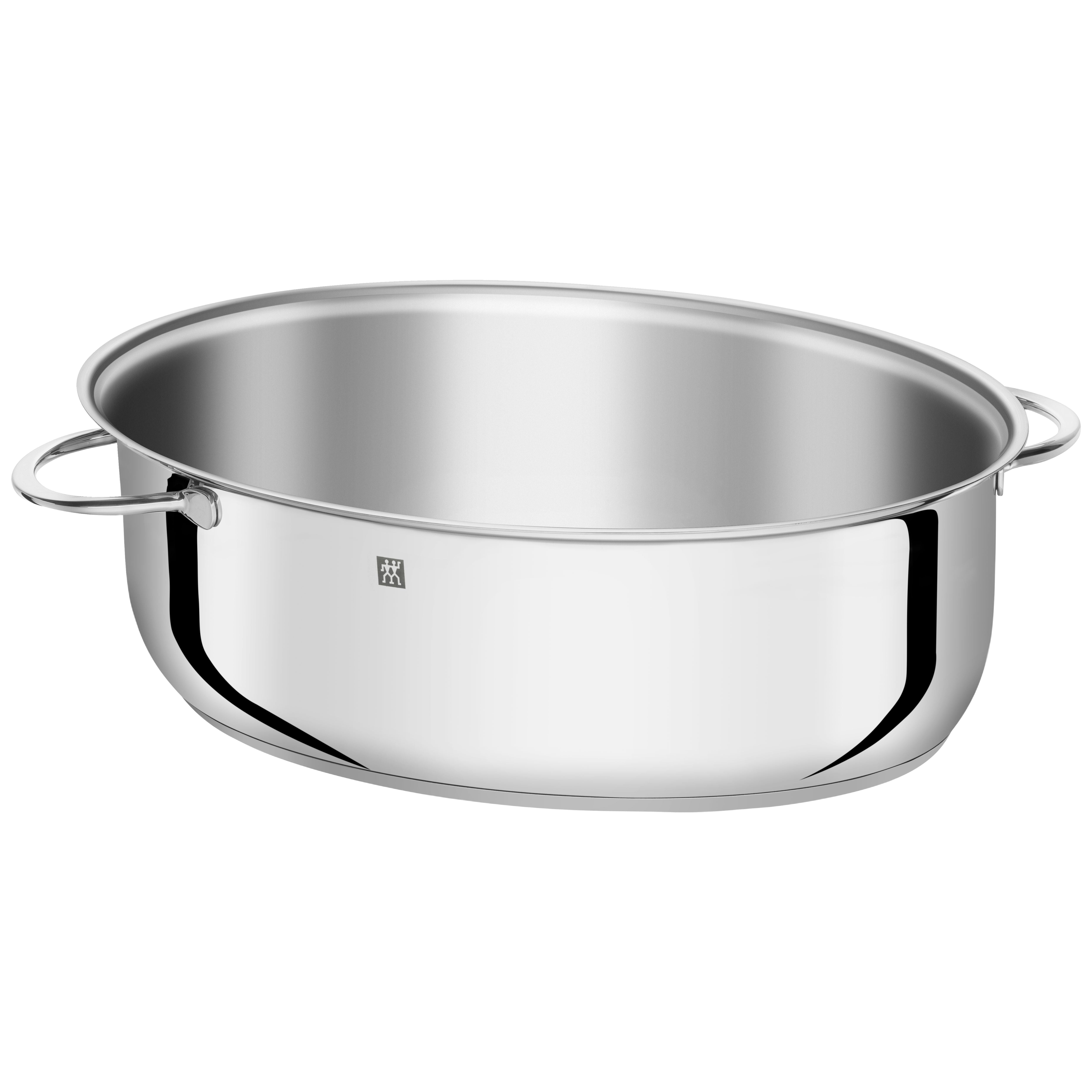 ZWILLING Plus 41 cm 18/10 Stainless Steel Oval Roaster, Silver-3