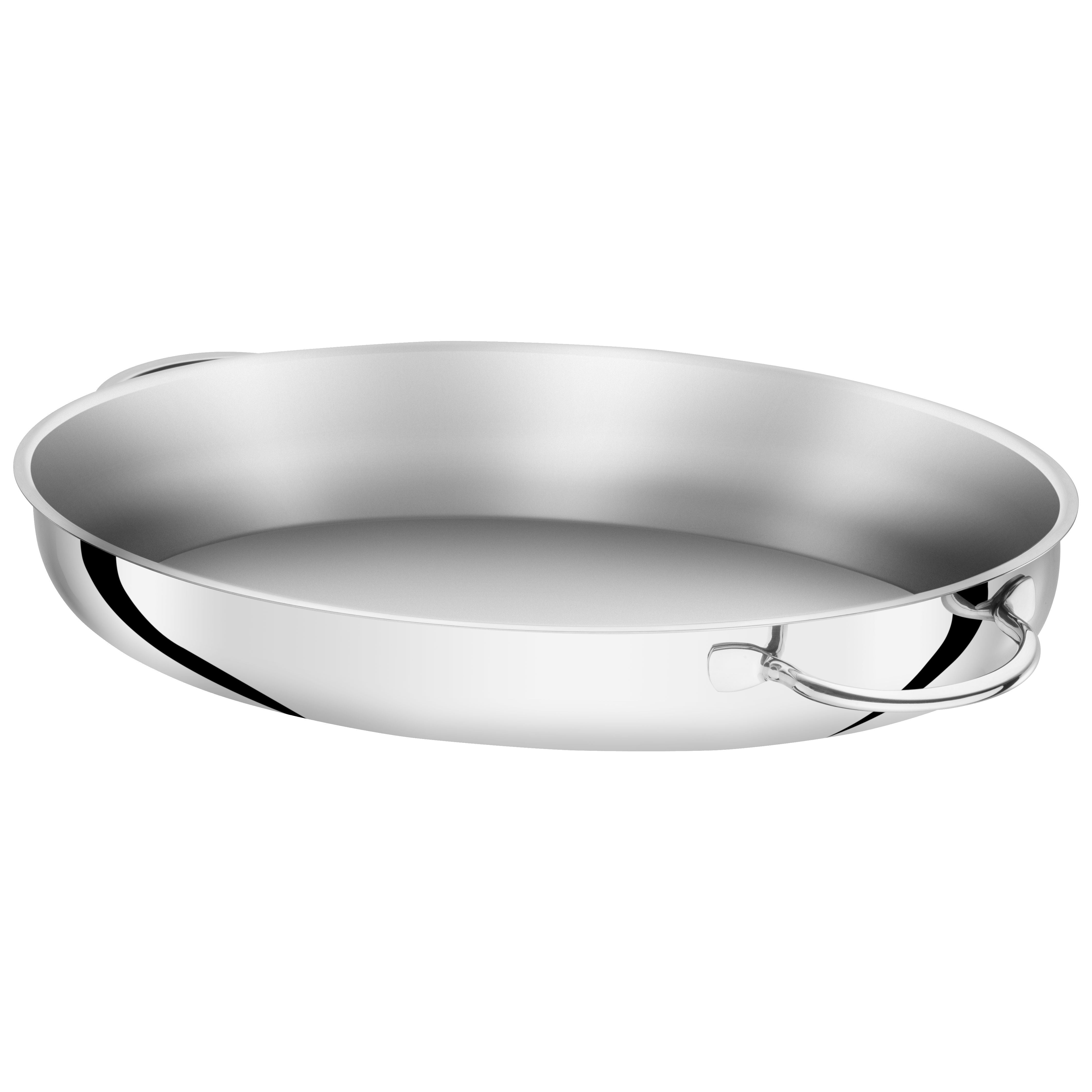 ZWILLING Plus 41 cm 18/10 Stainless Steel Oval Roaster, Silver