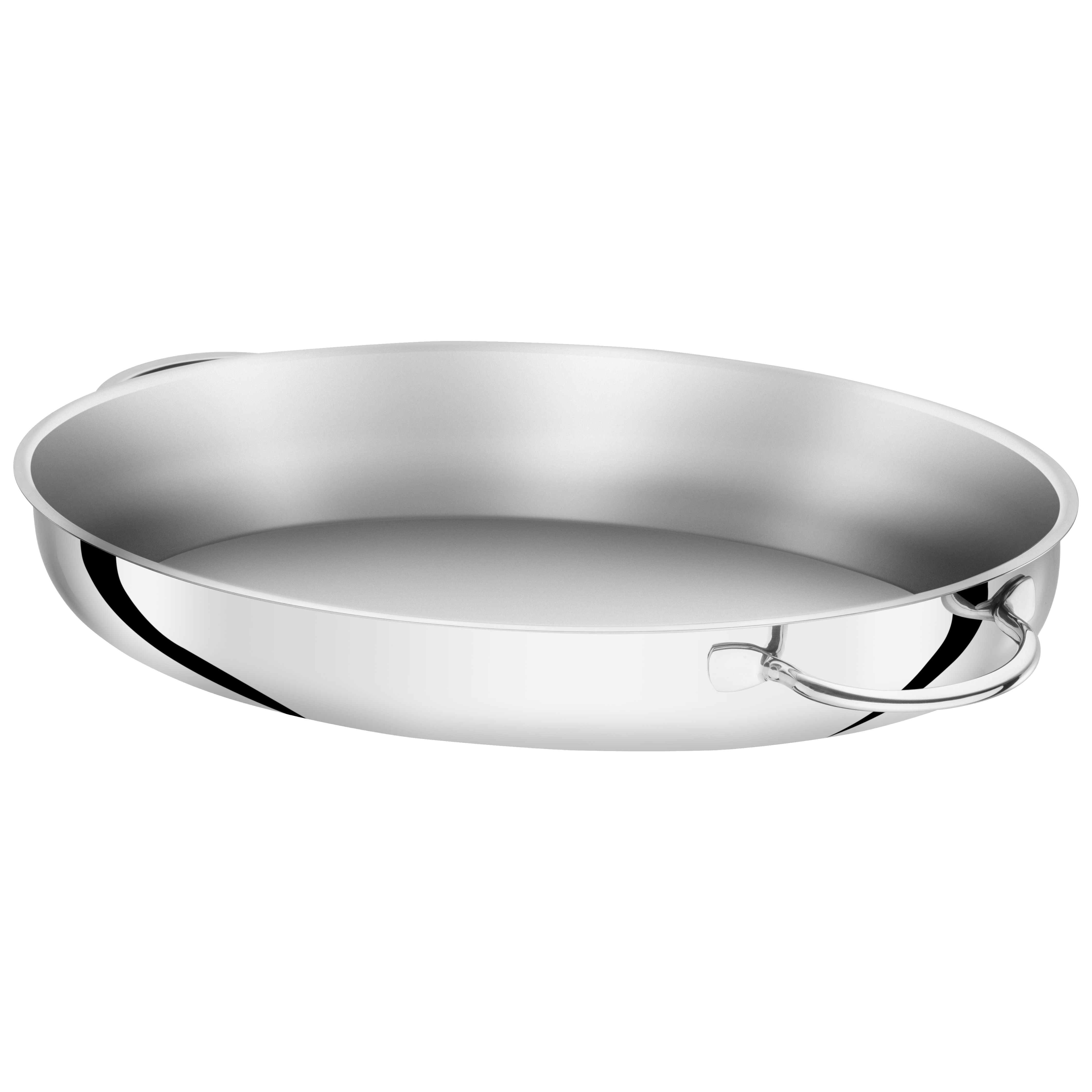 ZWILLING Plus 41 cm 18/10 Stainless Steel Oval Roaster, Silver-2