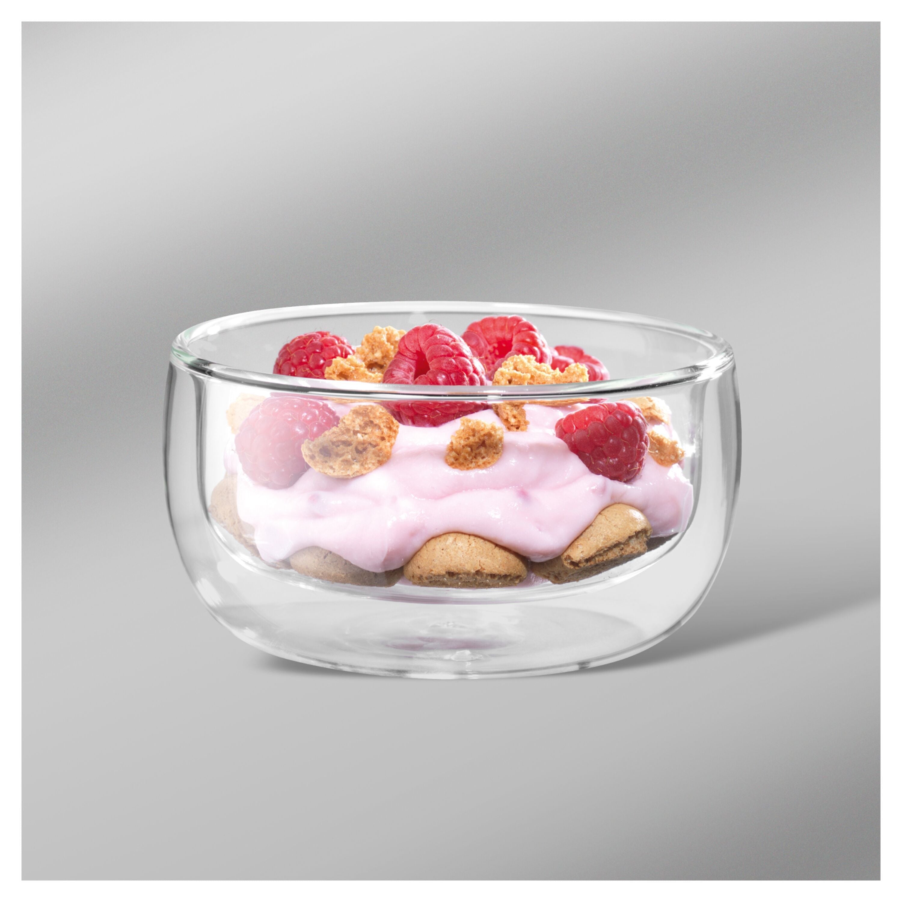 ZWILLING Sorrento 2 Piece Double-Wall Glass Bowl Set, Transparent