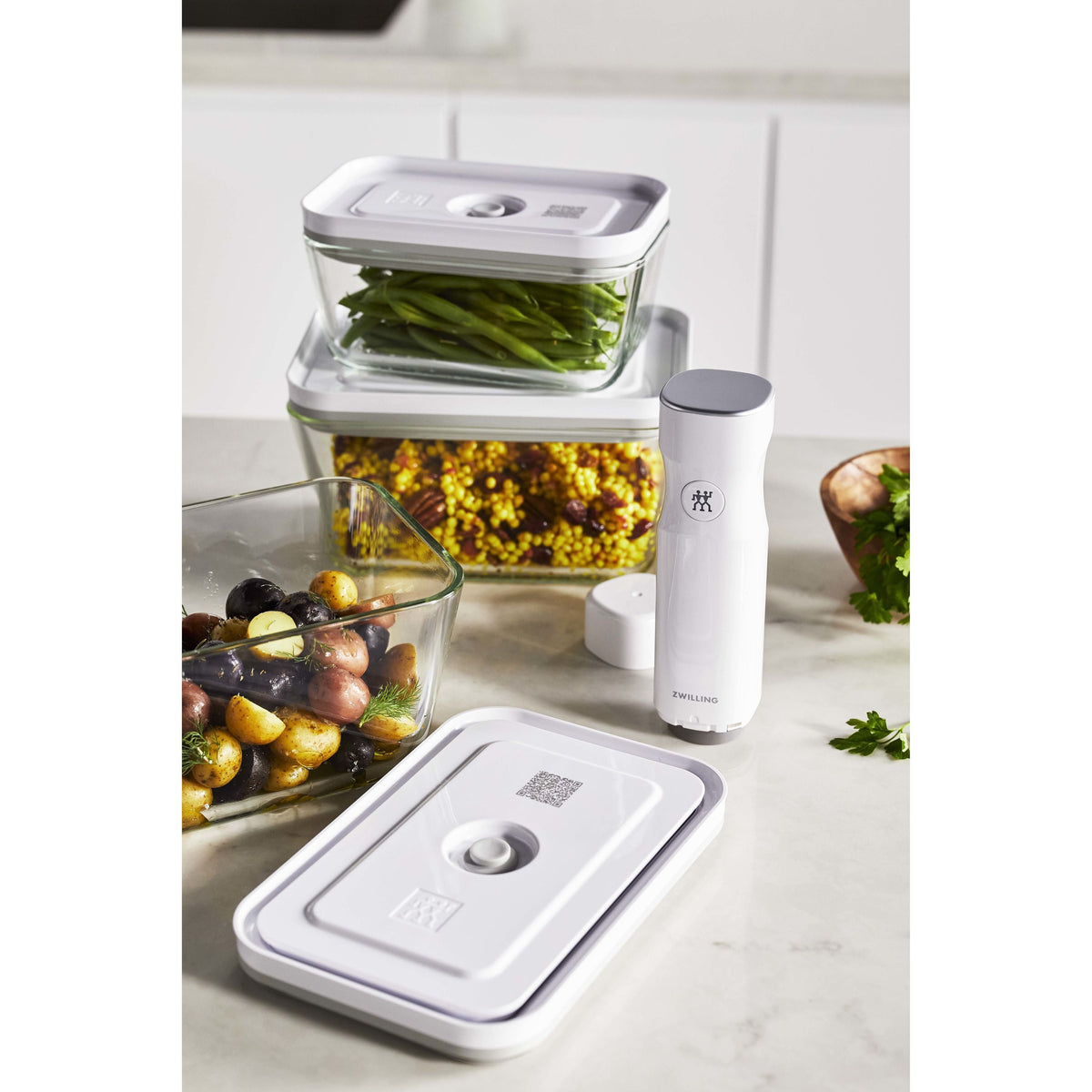 ZWILLING Fresh & Save S/M/L / 3 Piece Vacuum Box Set, Grey