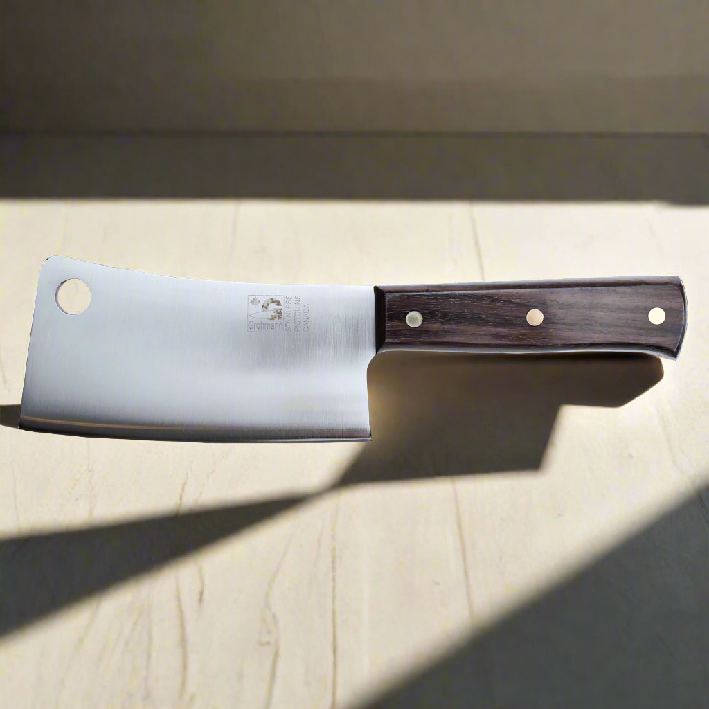 Chef's Cleaver Lame de 6 po Manche en palissandre | Pleine soie