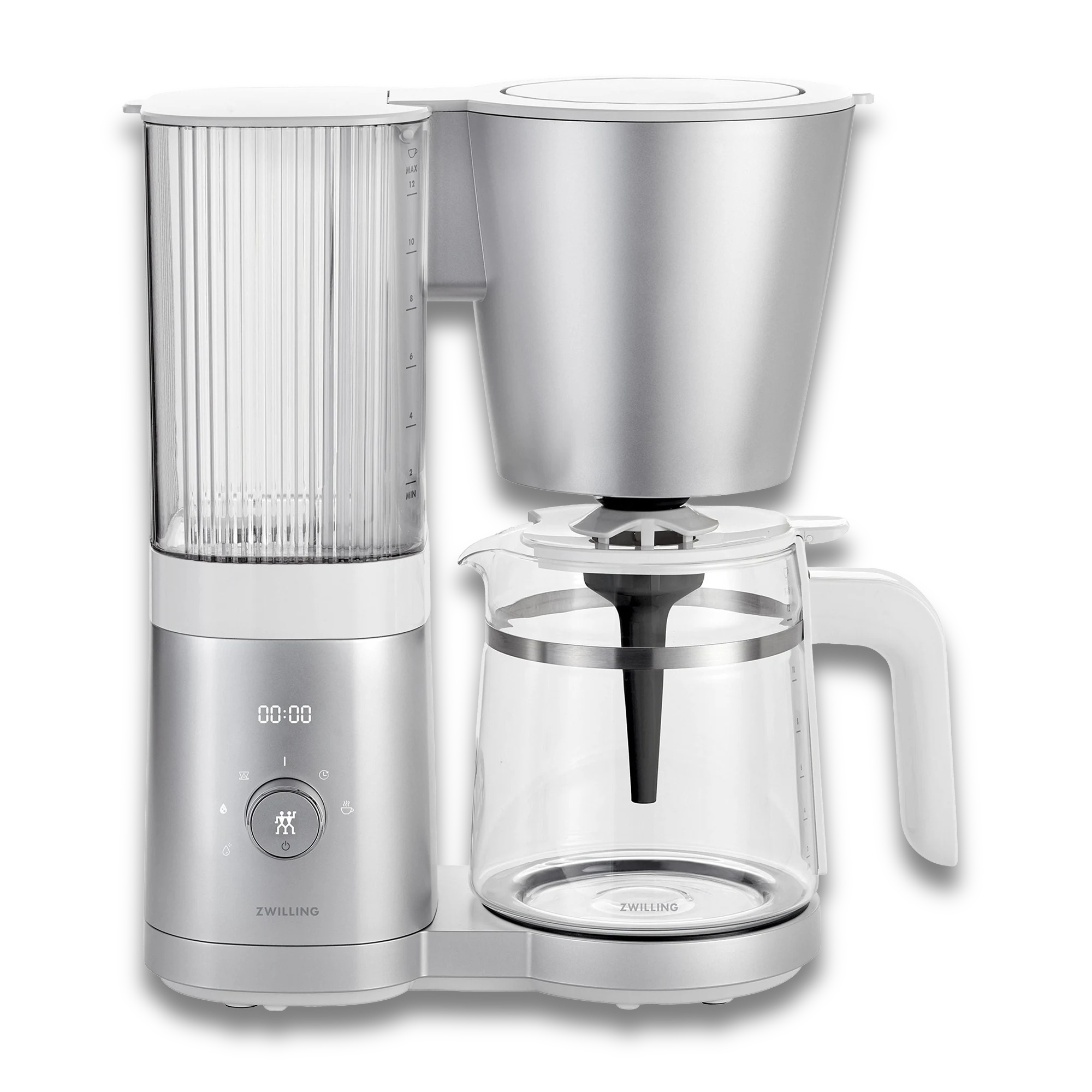 ZWILLING Enfinigy 1.5-L Glass Carafe Drip Coffee Maker Silver